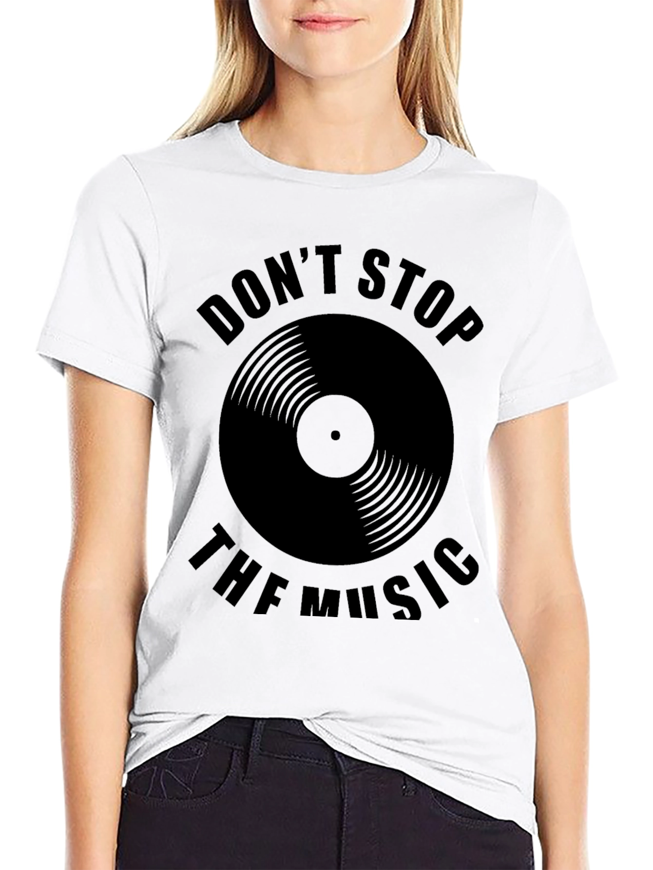 Dont Stop The Music Graphic Tee