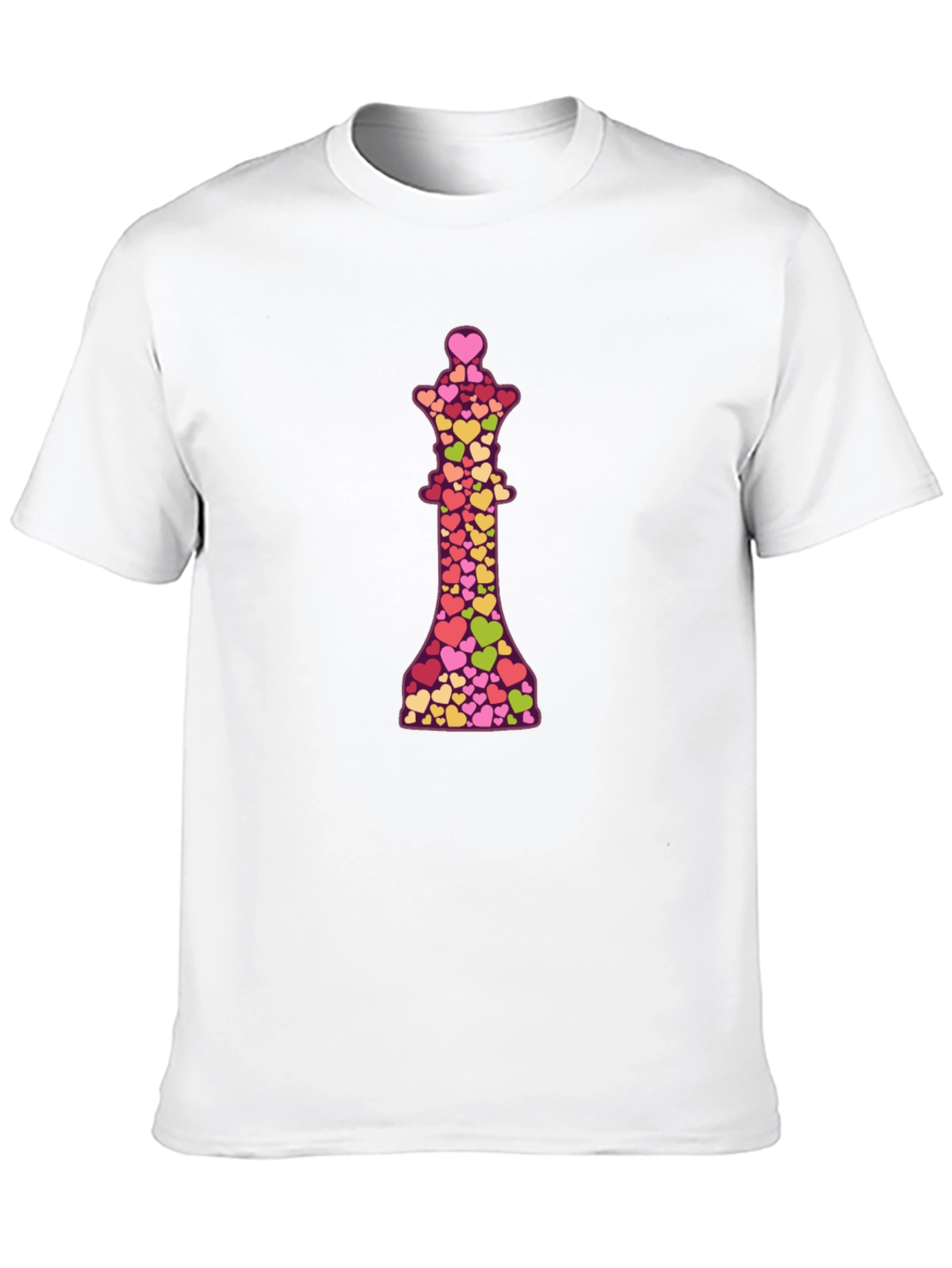 Heart Queen Graphic Black T-Shirt