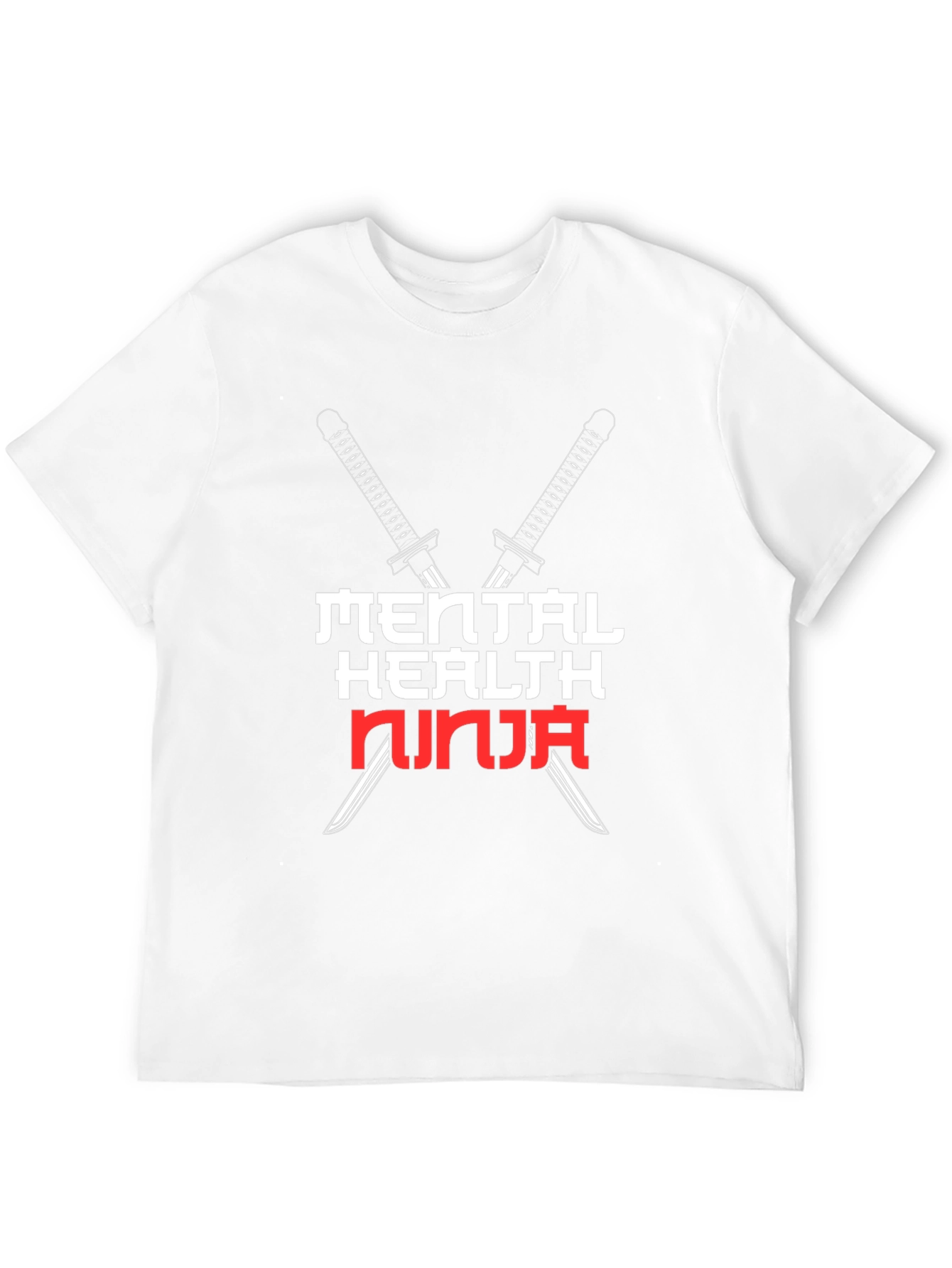 Mental Health Ninja Black Graphic Tee