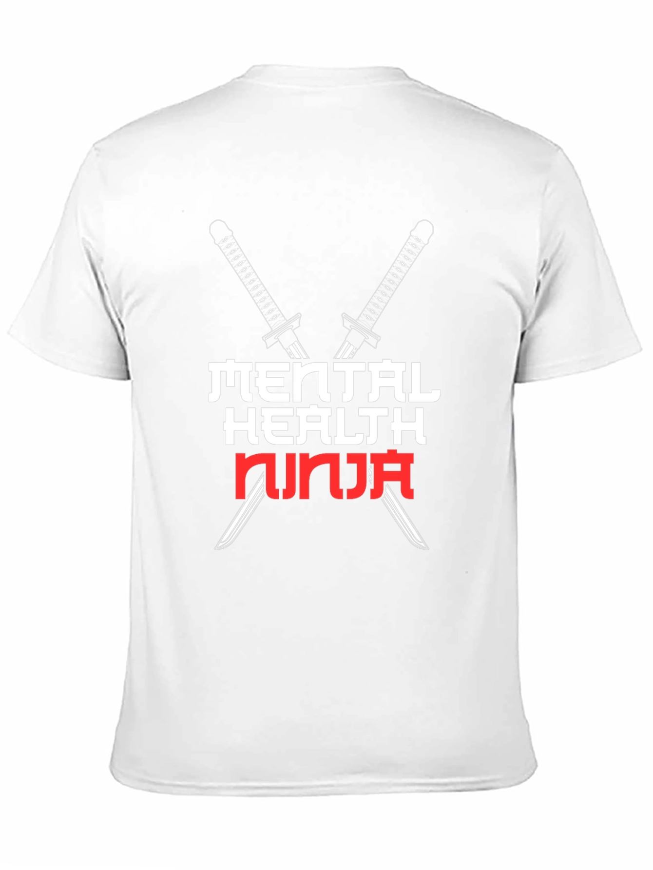 Mental Health Ninja Black Graphic Tee
