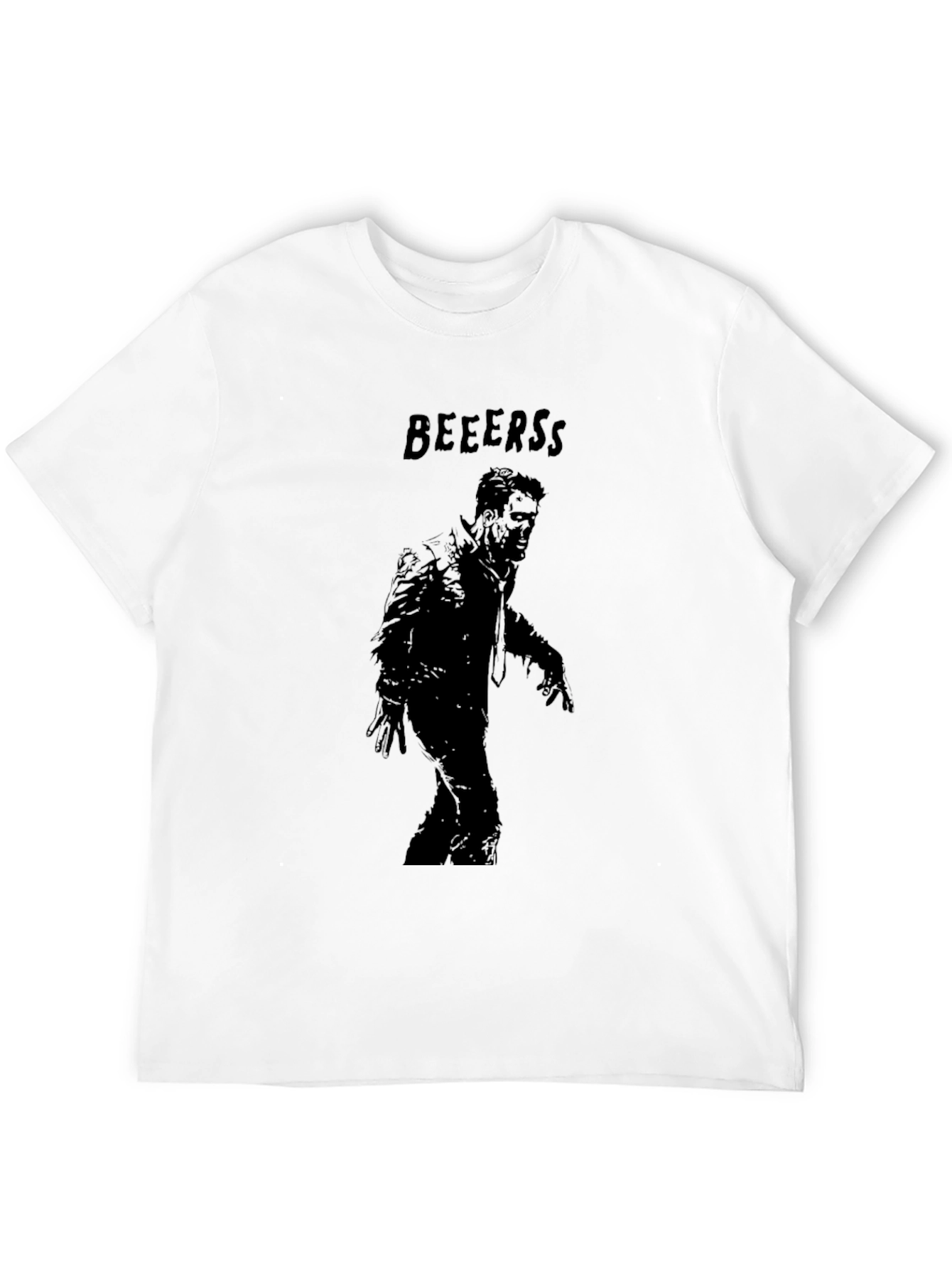 Zombie Beer Lovers Graphic T-Shirt