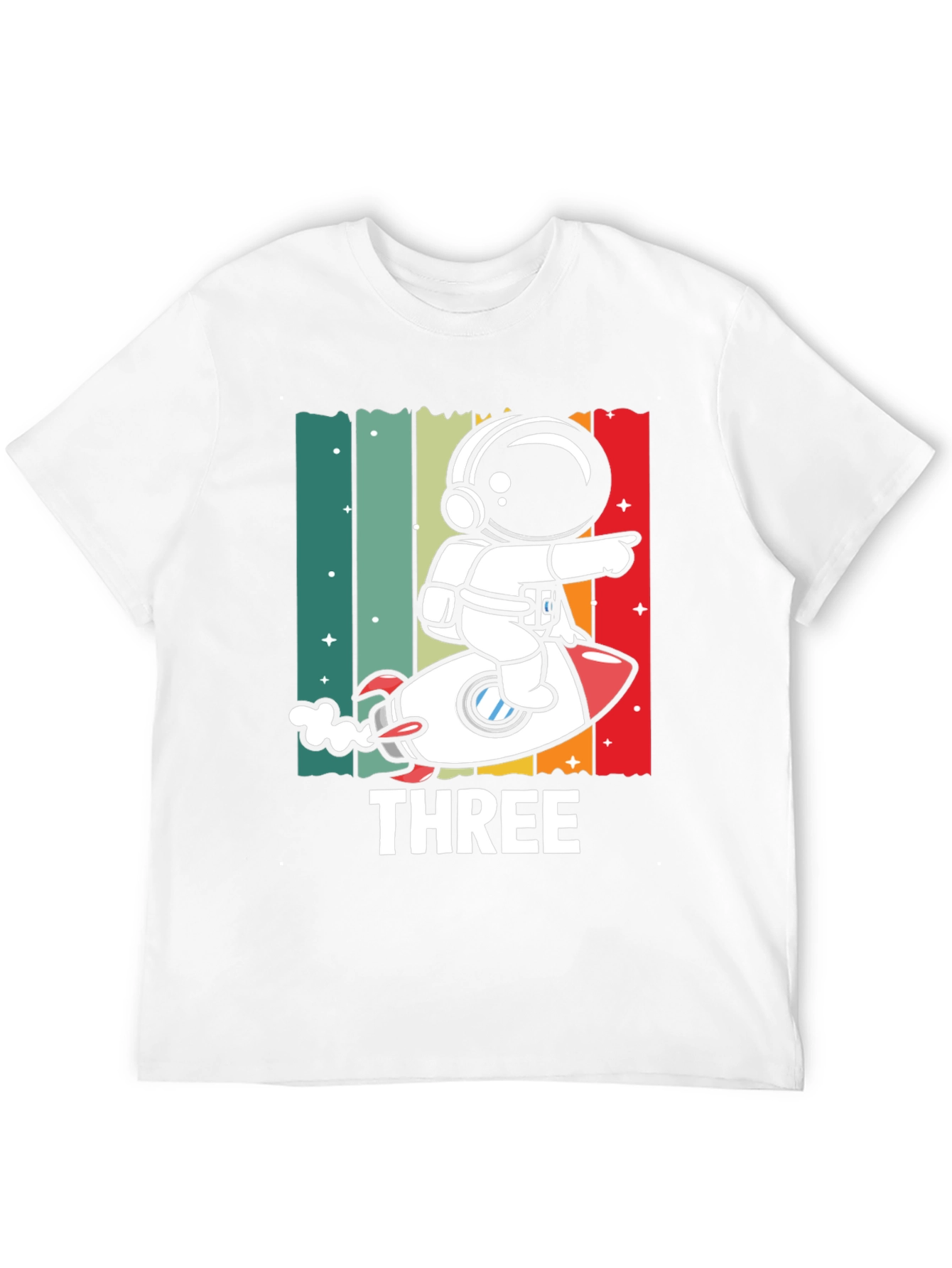 Astronaut Third Birthday T-Shirt
