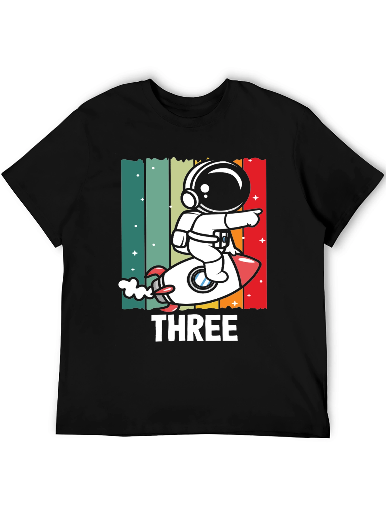 Astronaut Third Birthday T-Shirt