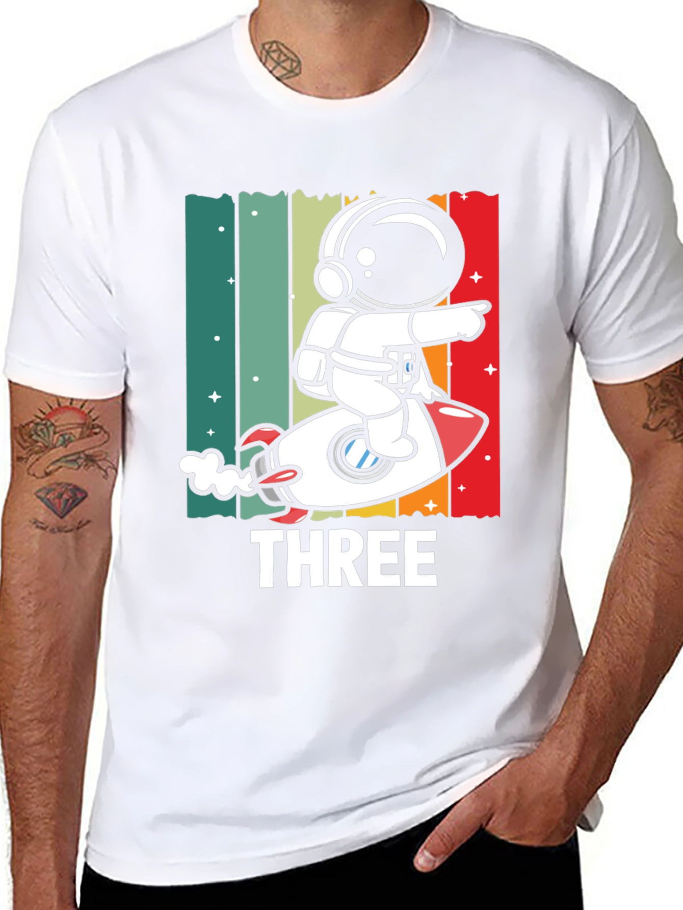 Astronaut Third Birthday T-Shirt