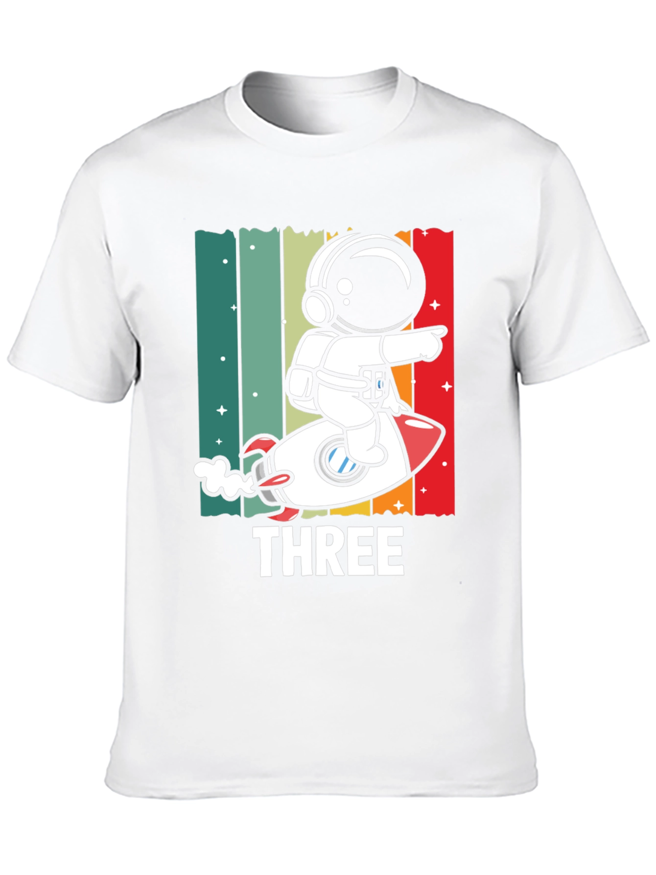 Astronaut Third Birthday T-Shirt