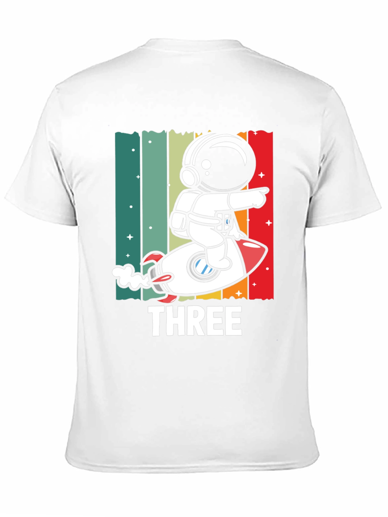 Astronaut Third Birthday T-Shirt