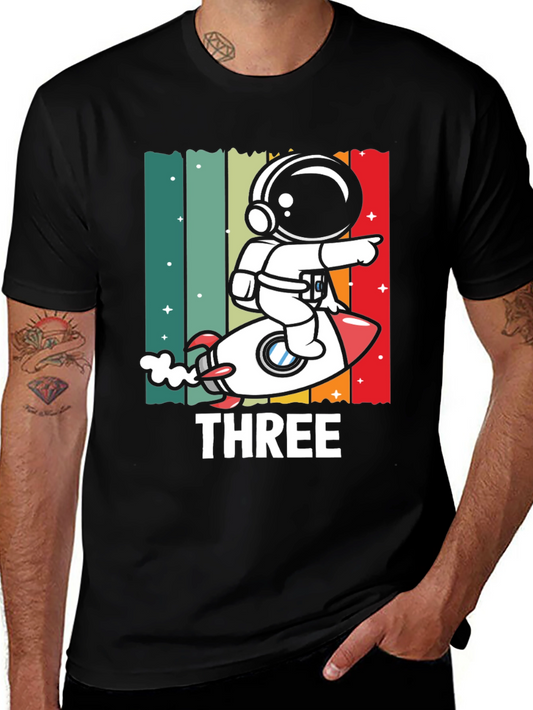 Astronaut Third Birthday T-Shirt