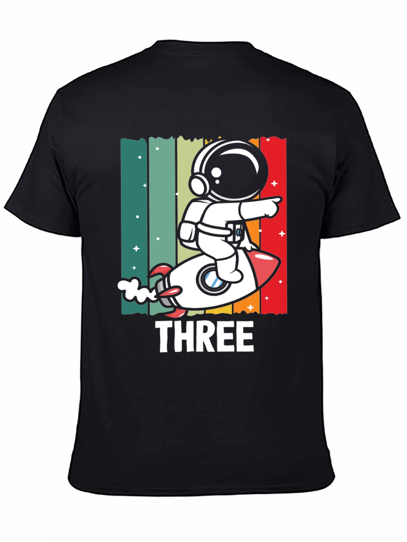 Astronaut Third Birthday T-Shirt