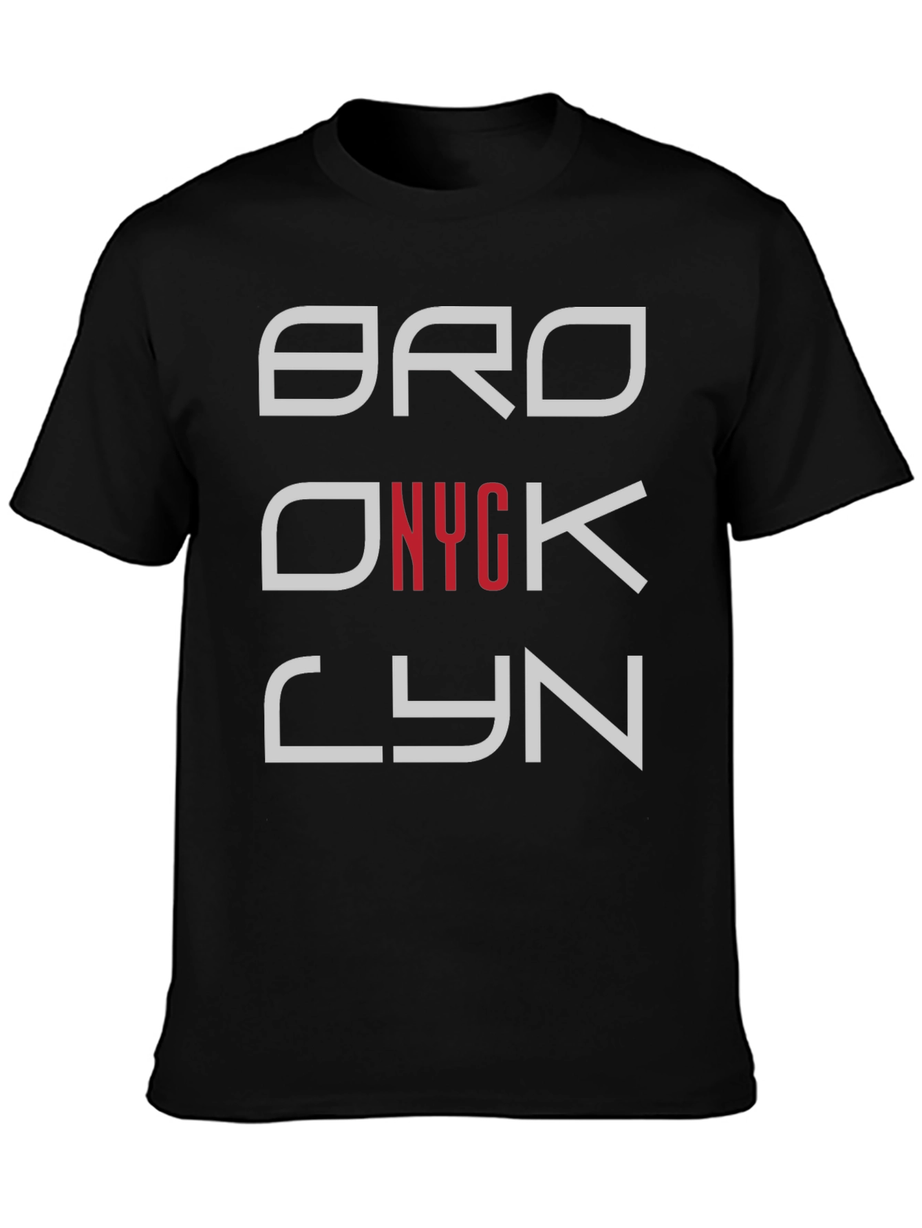 Brooklyn NYC Graphic Tee - Stylish Mens Black T-Shirt