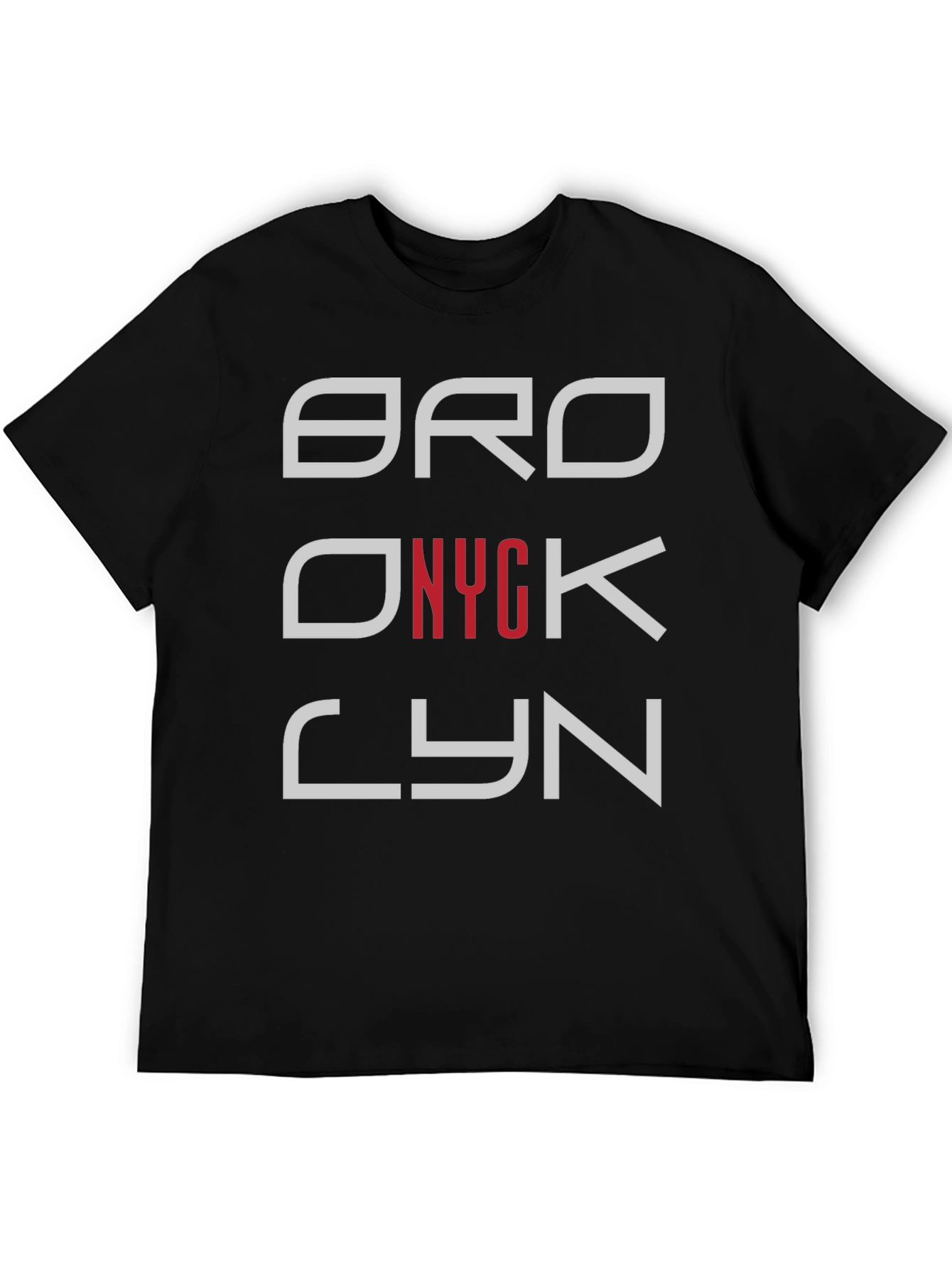 Brooklyn NYC Graphic Tee - Stylish Mens Black T-Shirt