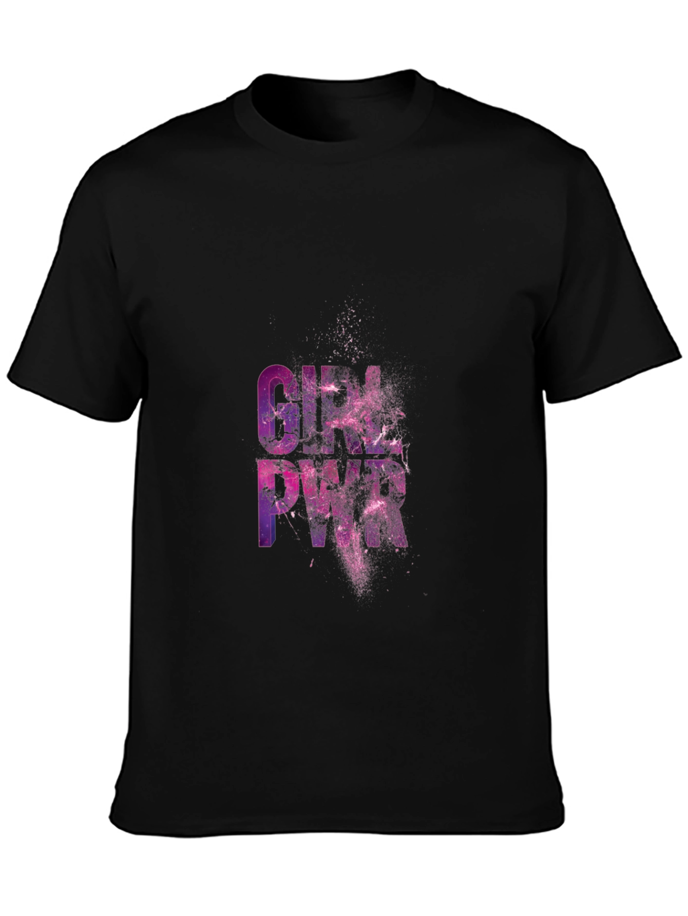 Girl Pwr Graphic Black T-Shirt