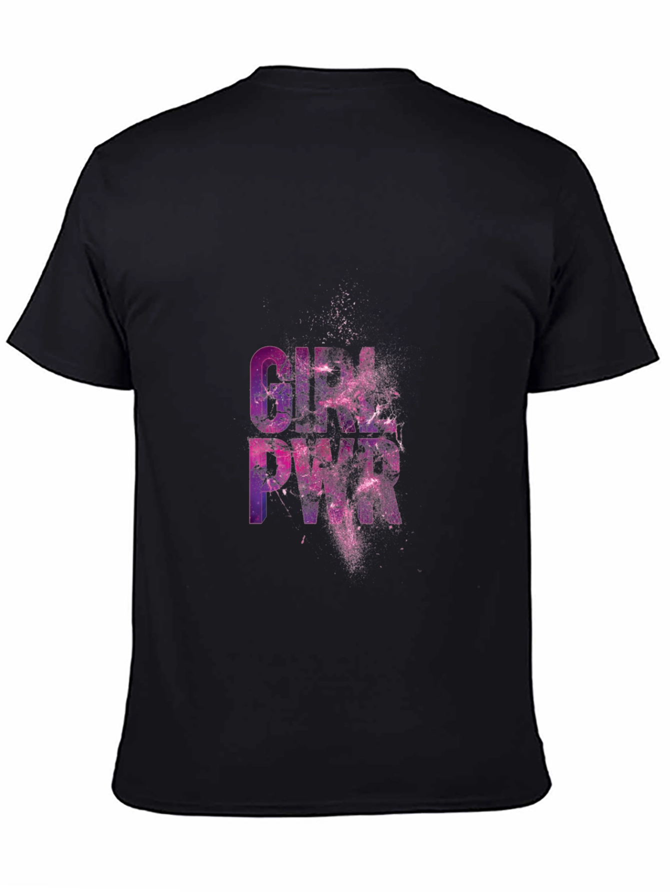 Girl Pwr Graphic Black T-Shirt