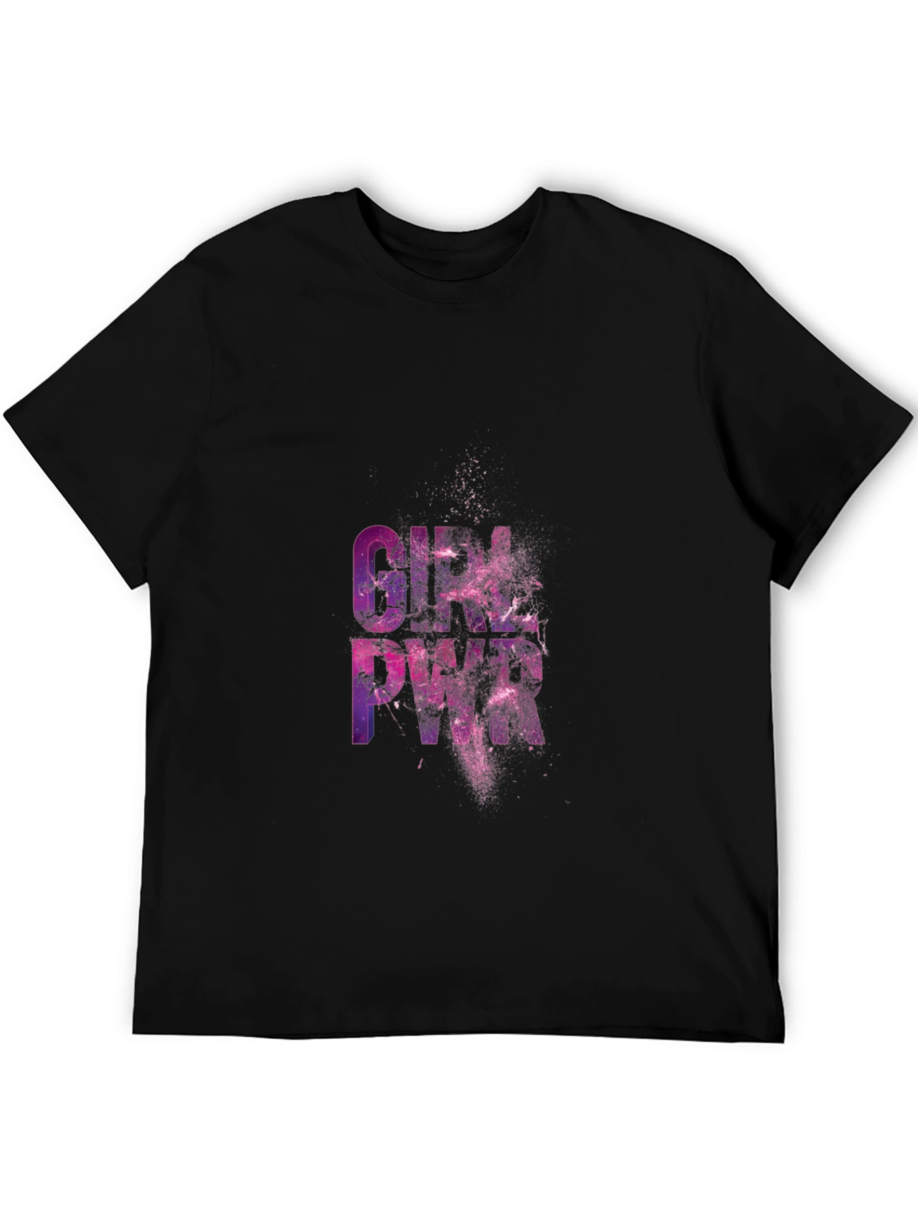 Girl Pwr Graphic Black T-Shirt