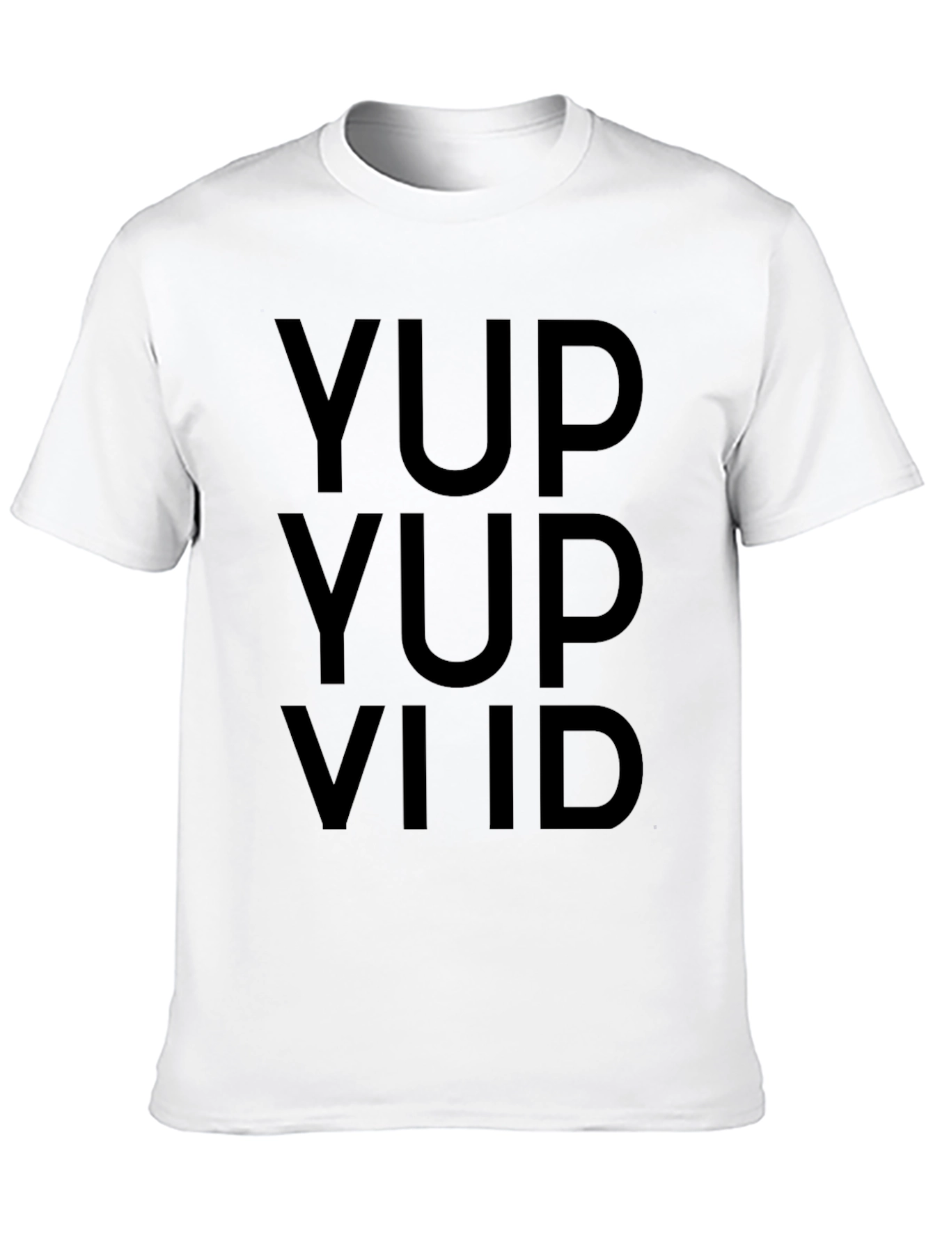 Yup Yup Viid Graphic Tee - Black