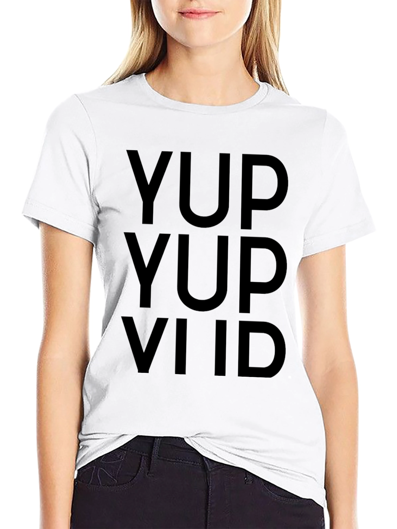Yup Yup Viid Graphic Tee - Black