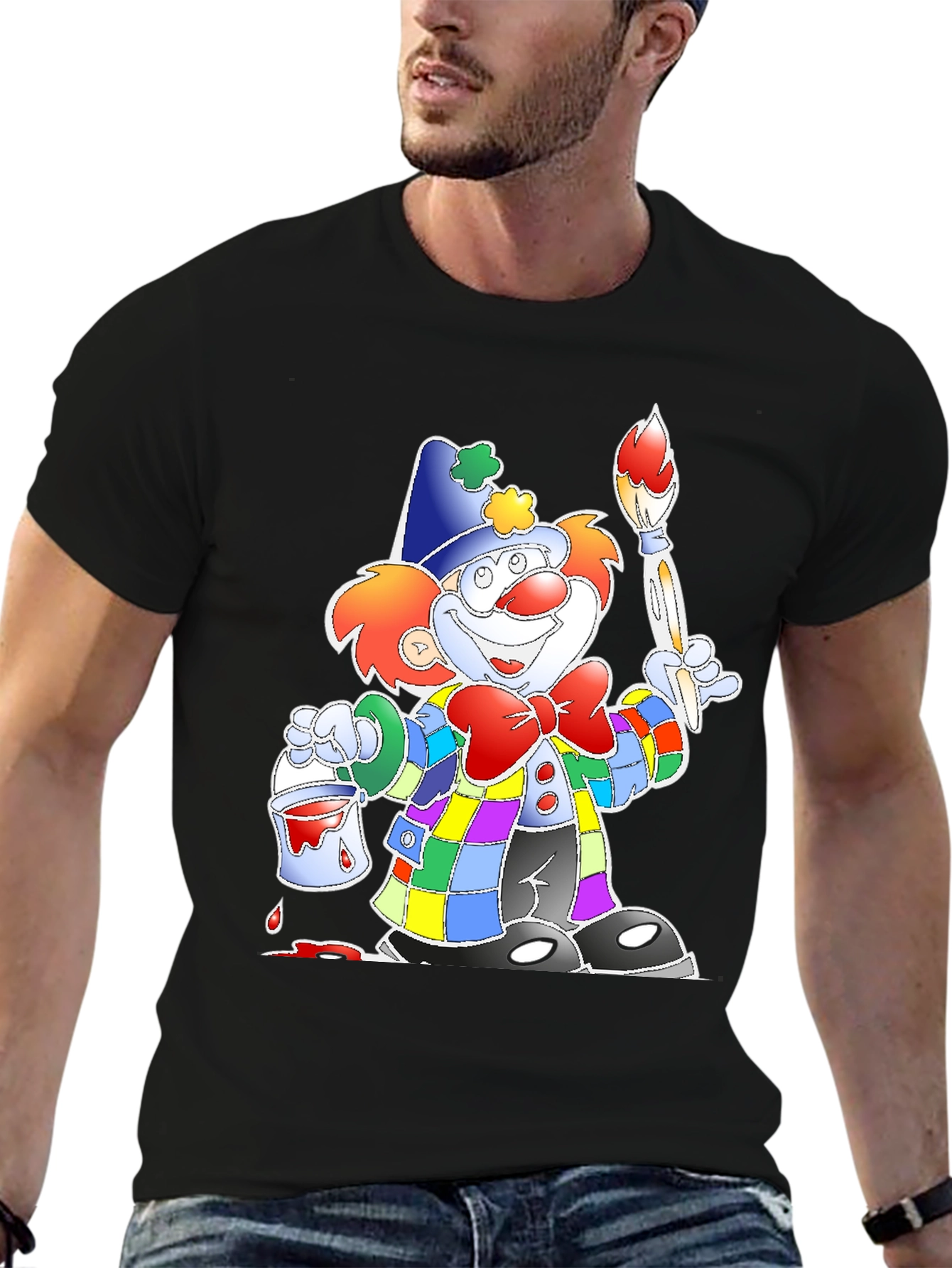 Clown Artist Graphic T-Shirt