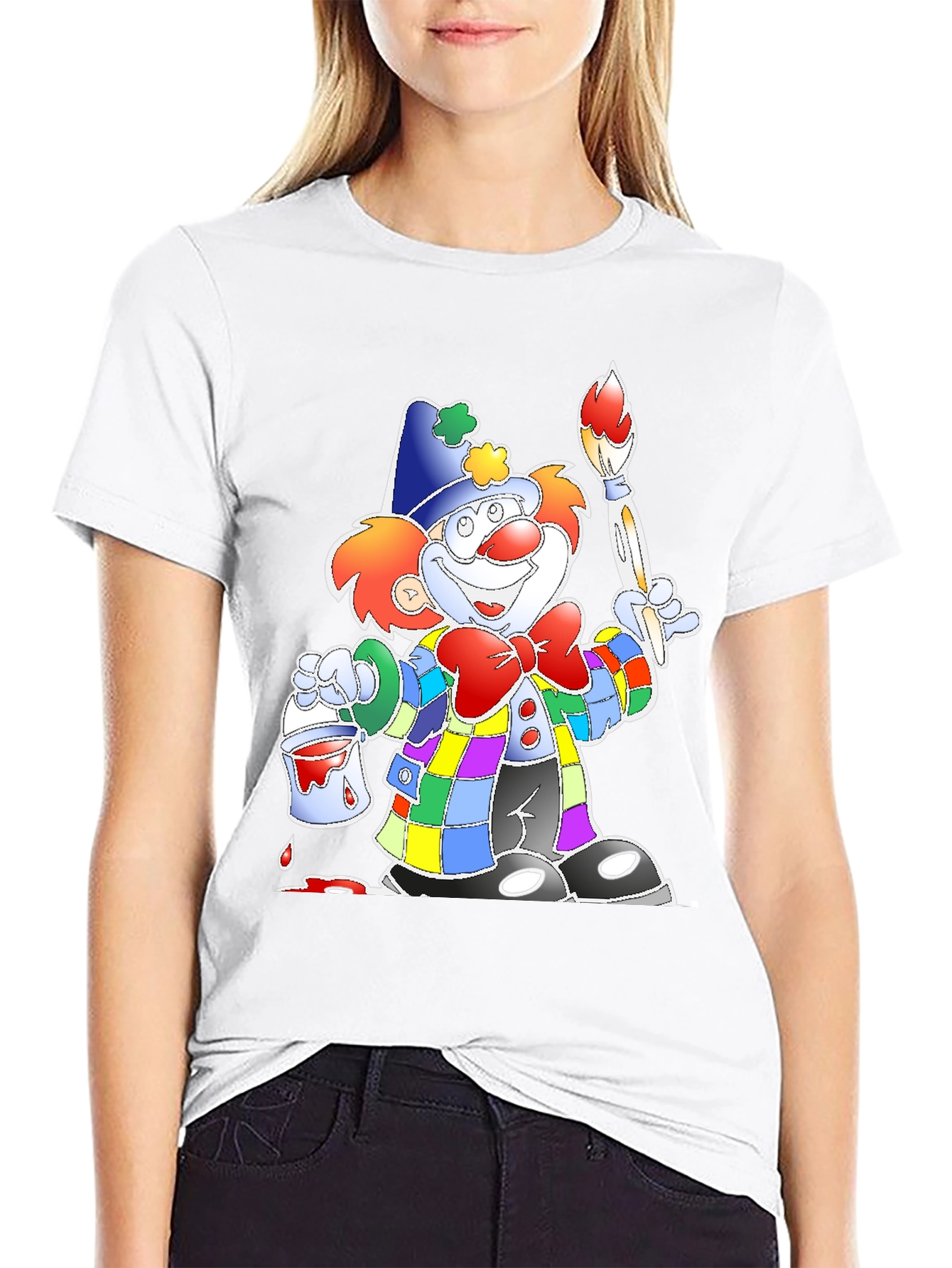 Clown Artist Graphic T-Shirt