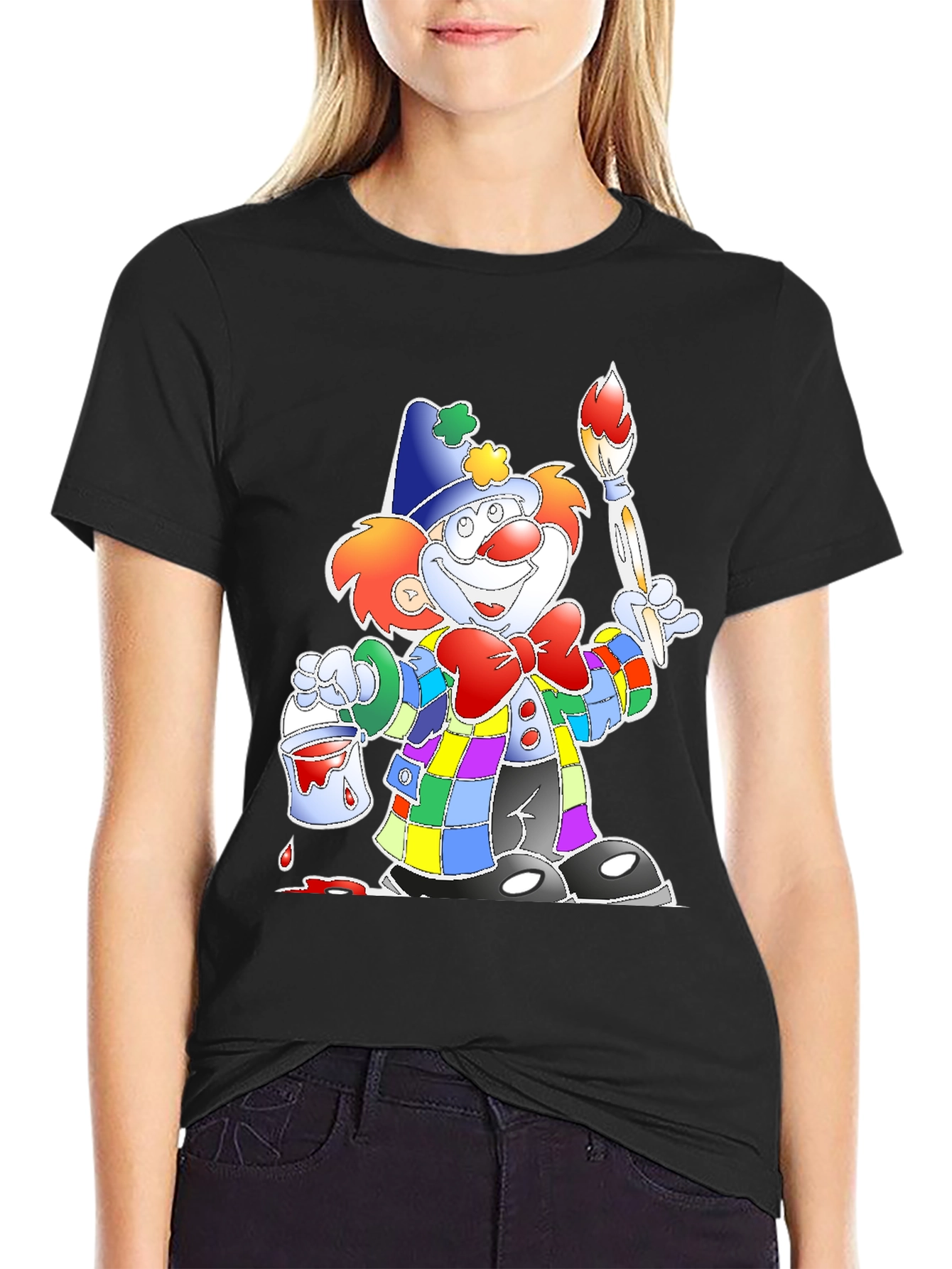 Clown Artist Graphic T-Shirt