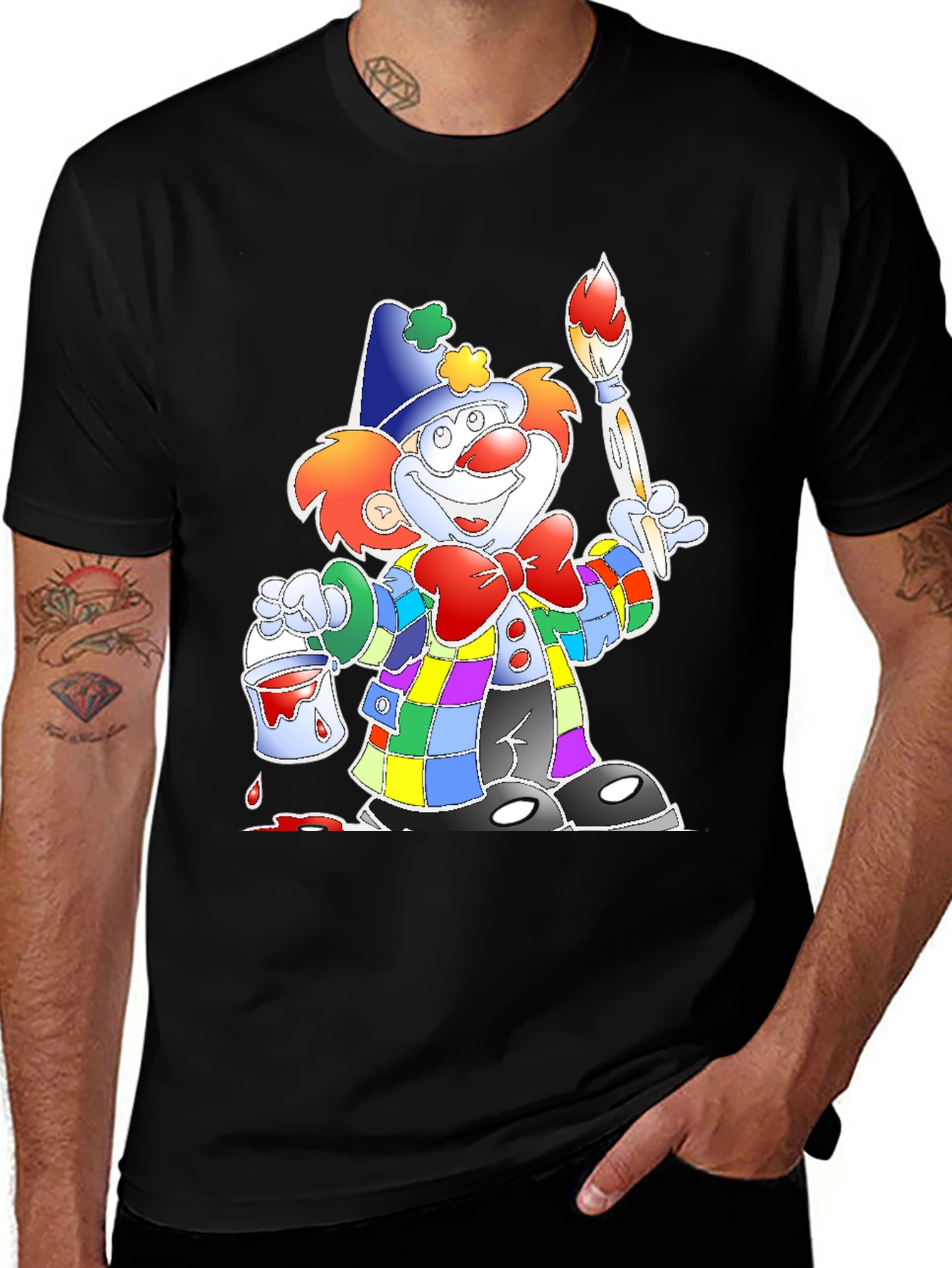 Clown Artist Graphic T-Shirt