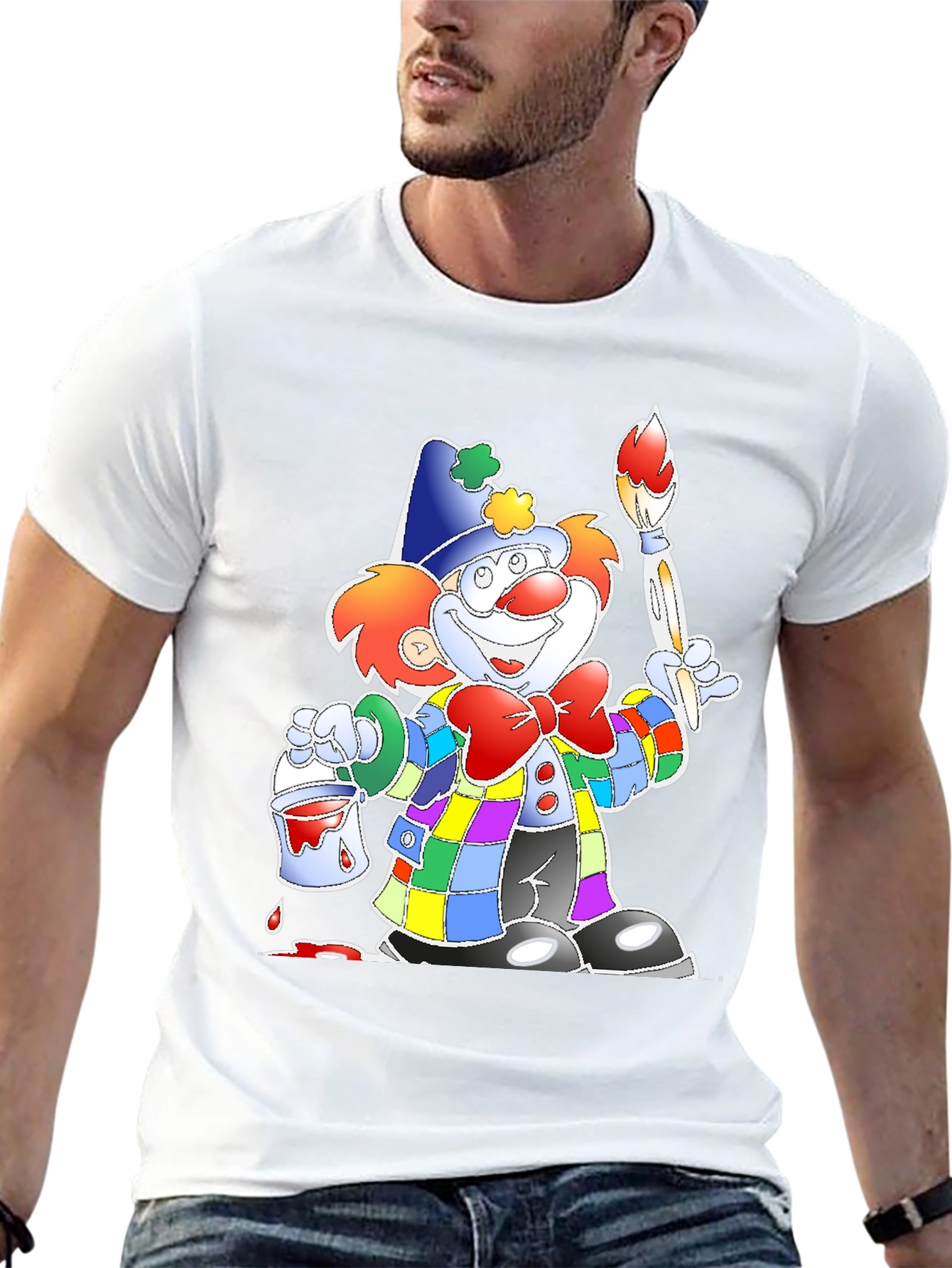 Clown Artist Graphic T-Shirt