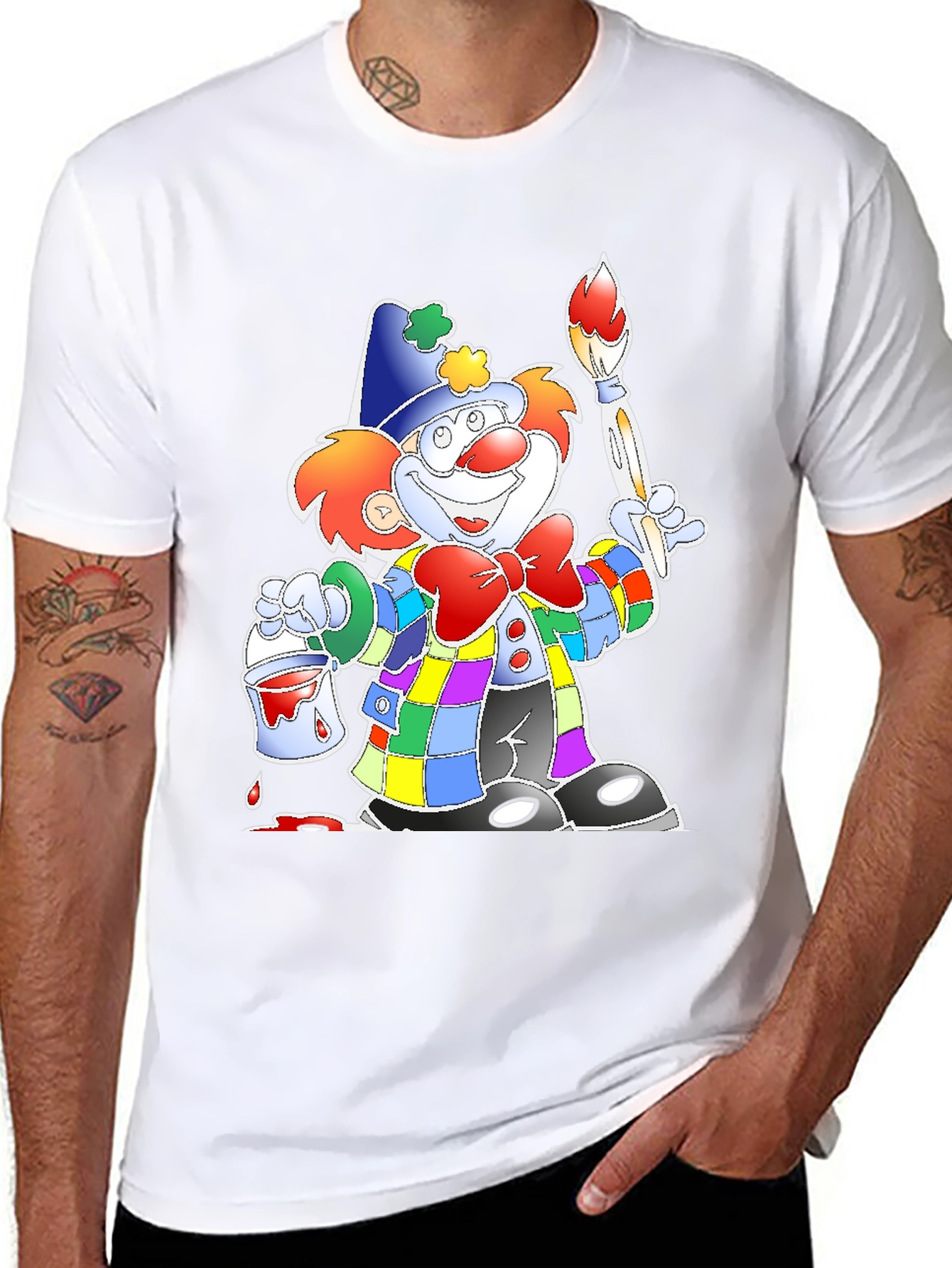 Clown Artist Graphic T-Shirt
