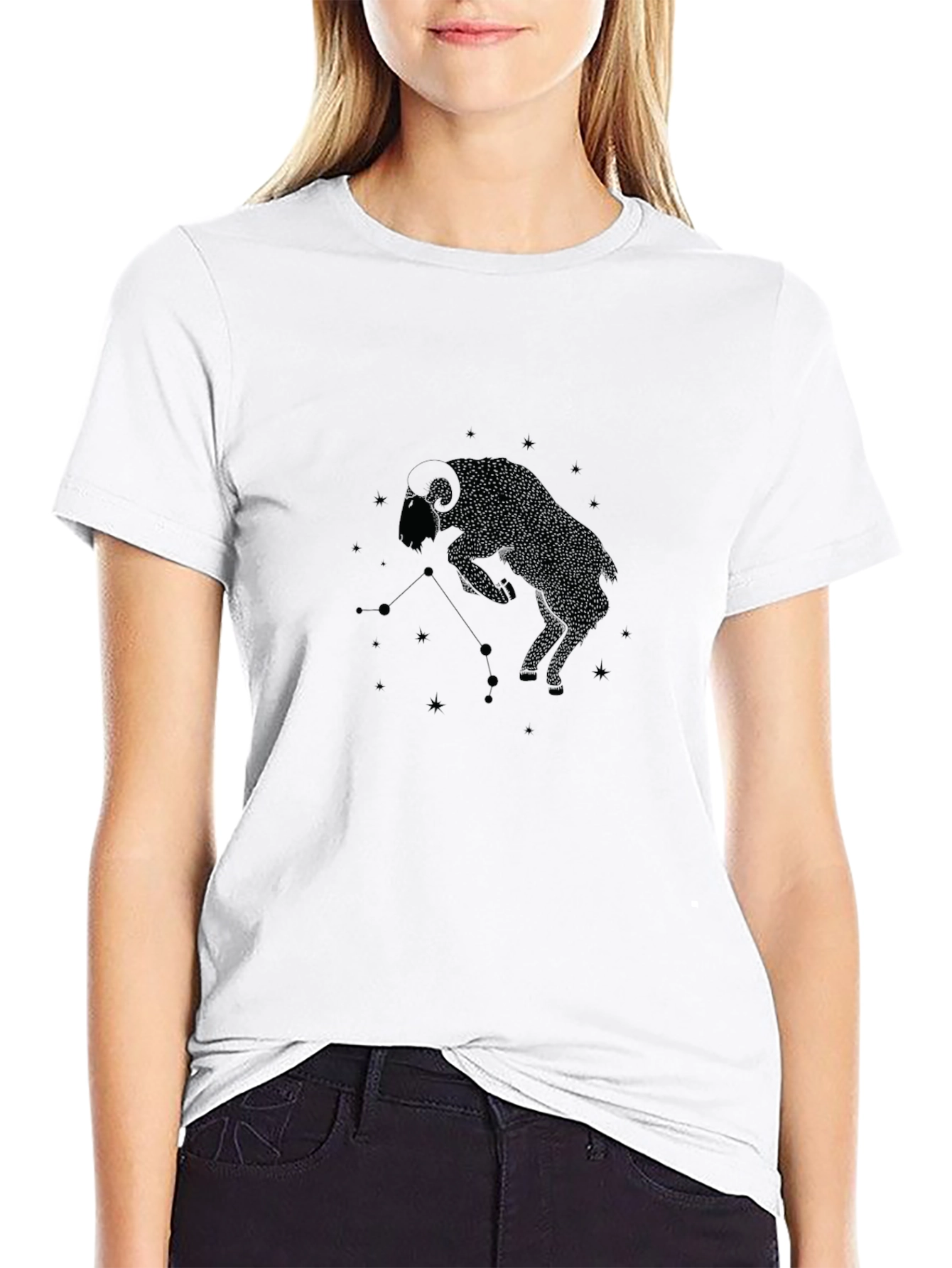 Aries Zodiac Graphic T-Shirt - Stylish Astrology Tee