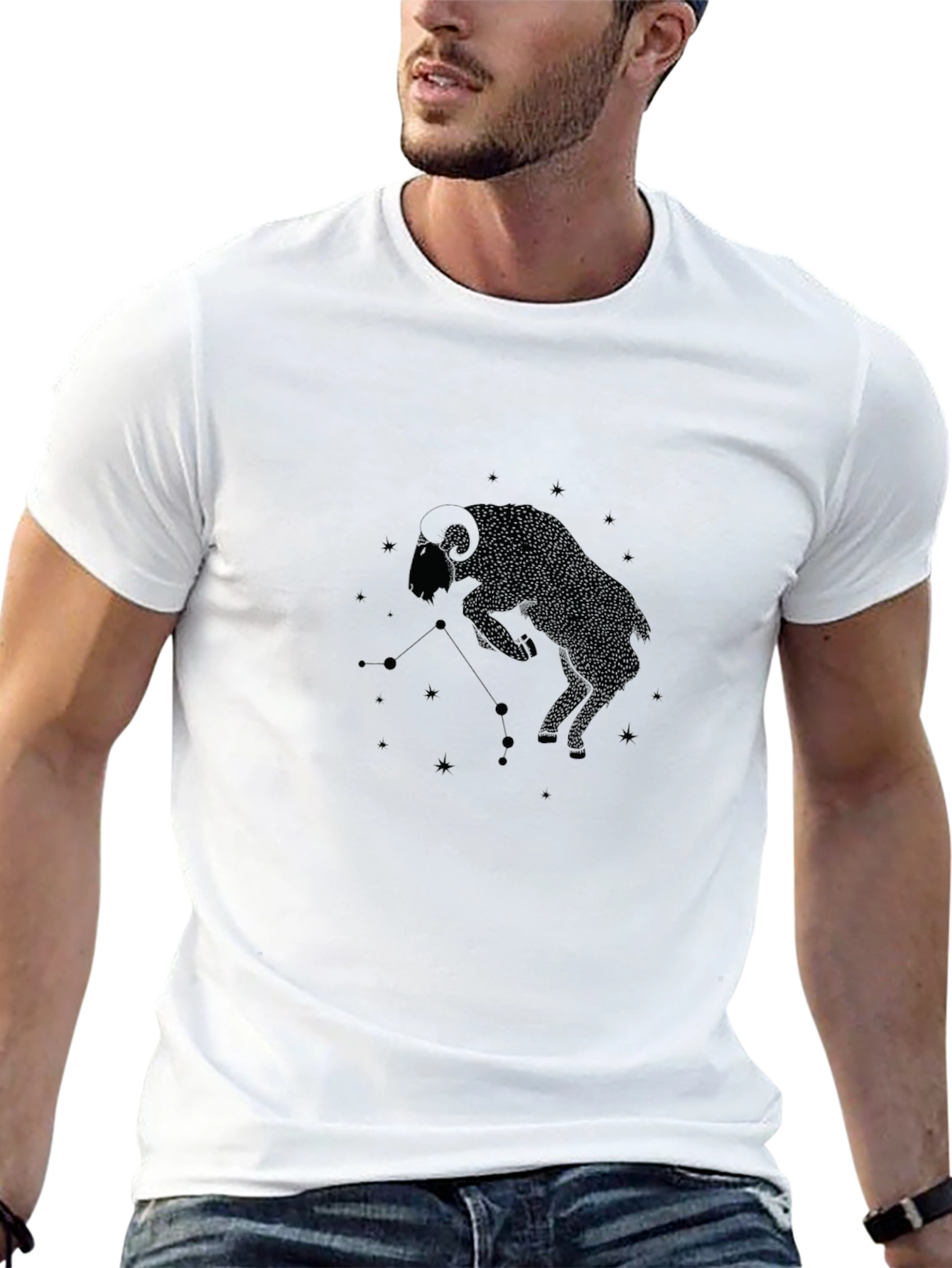 Aries Zodiac Graphic T-Shirt - Stylish Astrology Tee