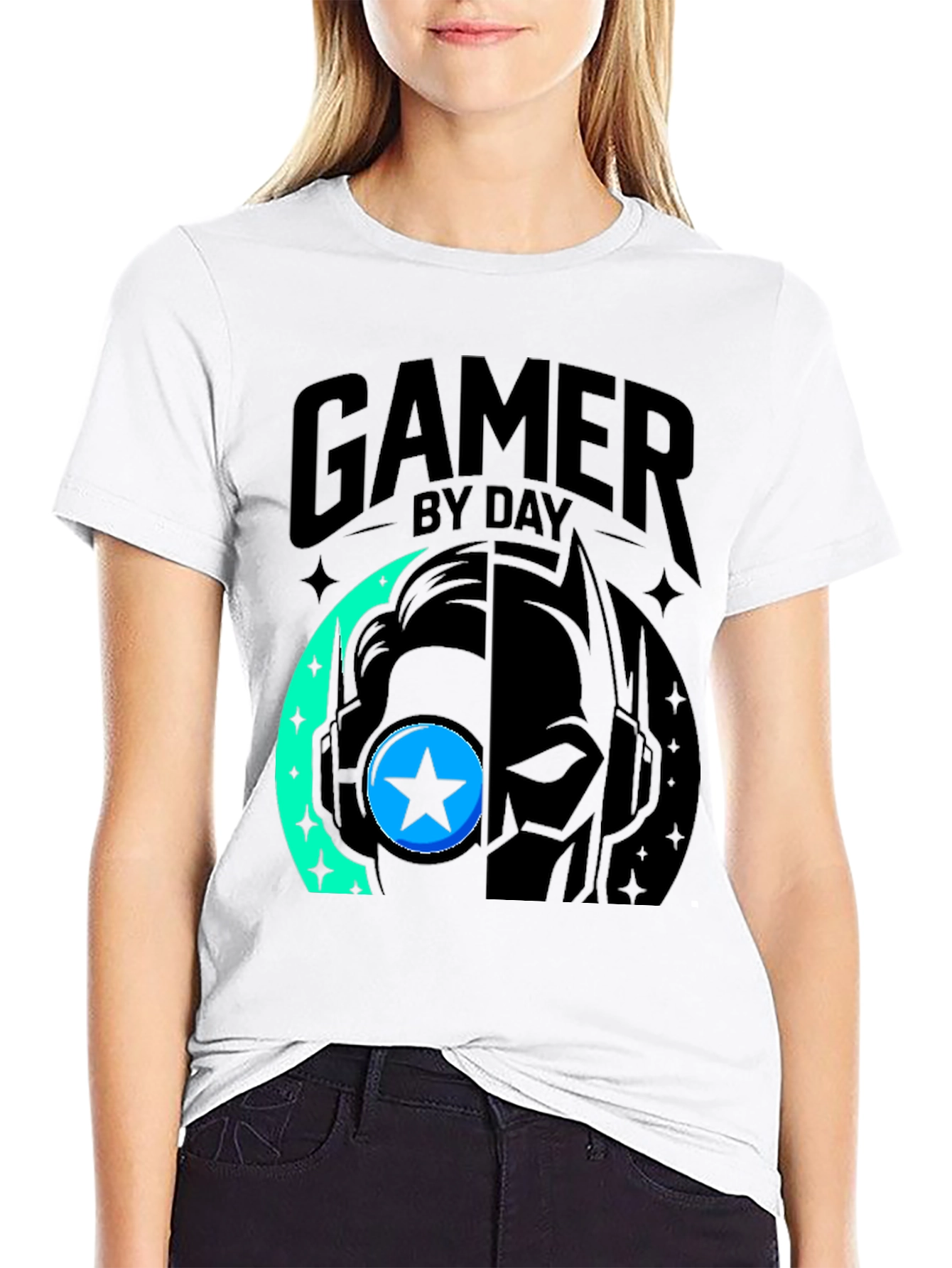 Gamer By Day T-Shirt - Black