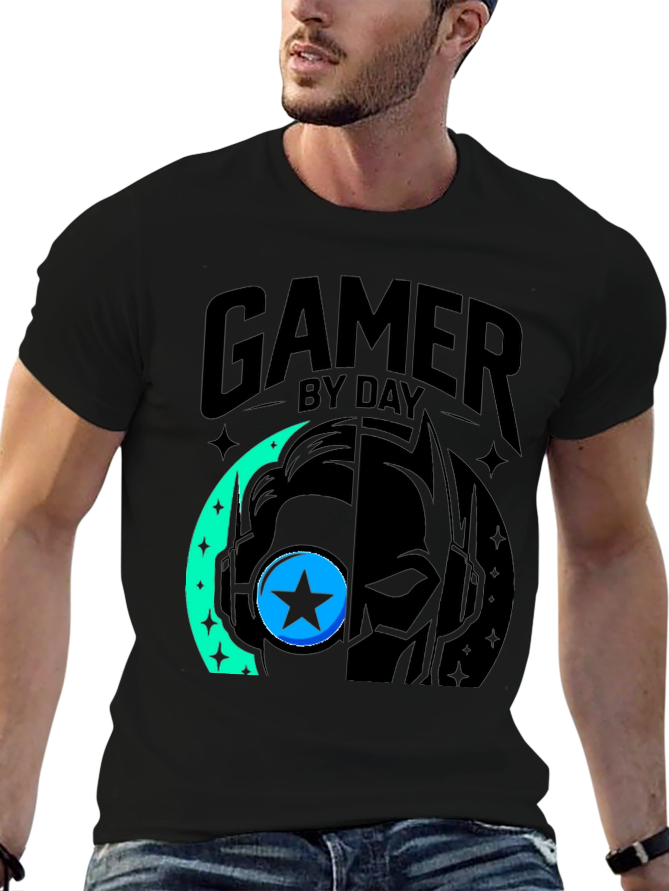 Gamer By Day T-Shirt - Black