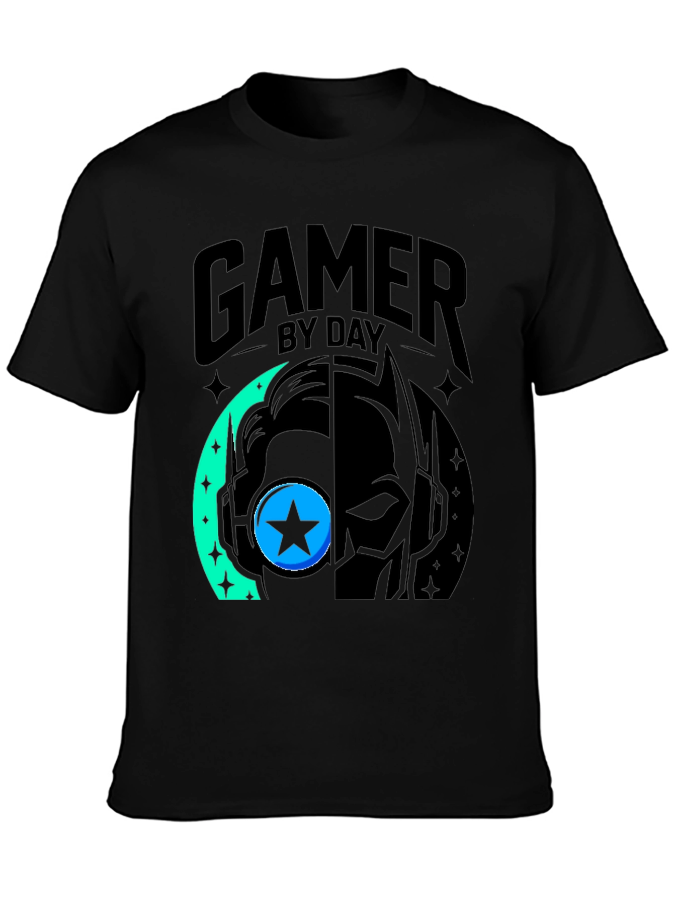 Gamer By Day T-Shirt - Black