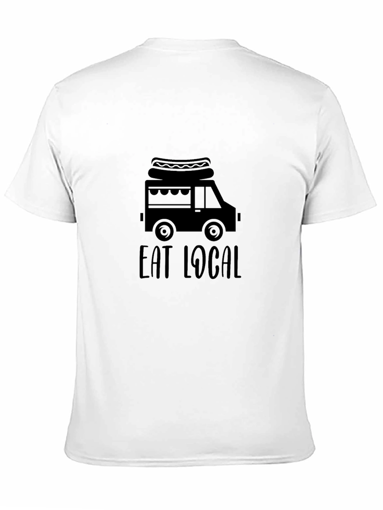 Eat Local Food Truck Graphic T-Shirt