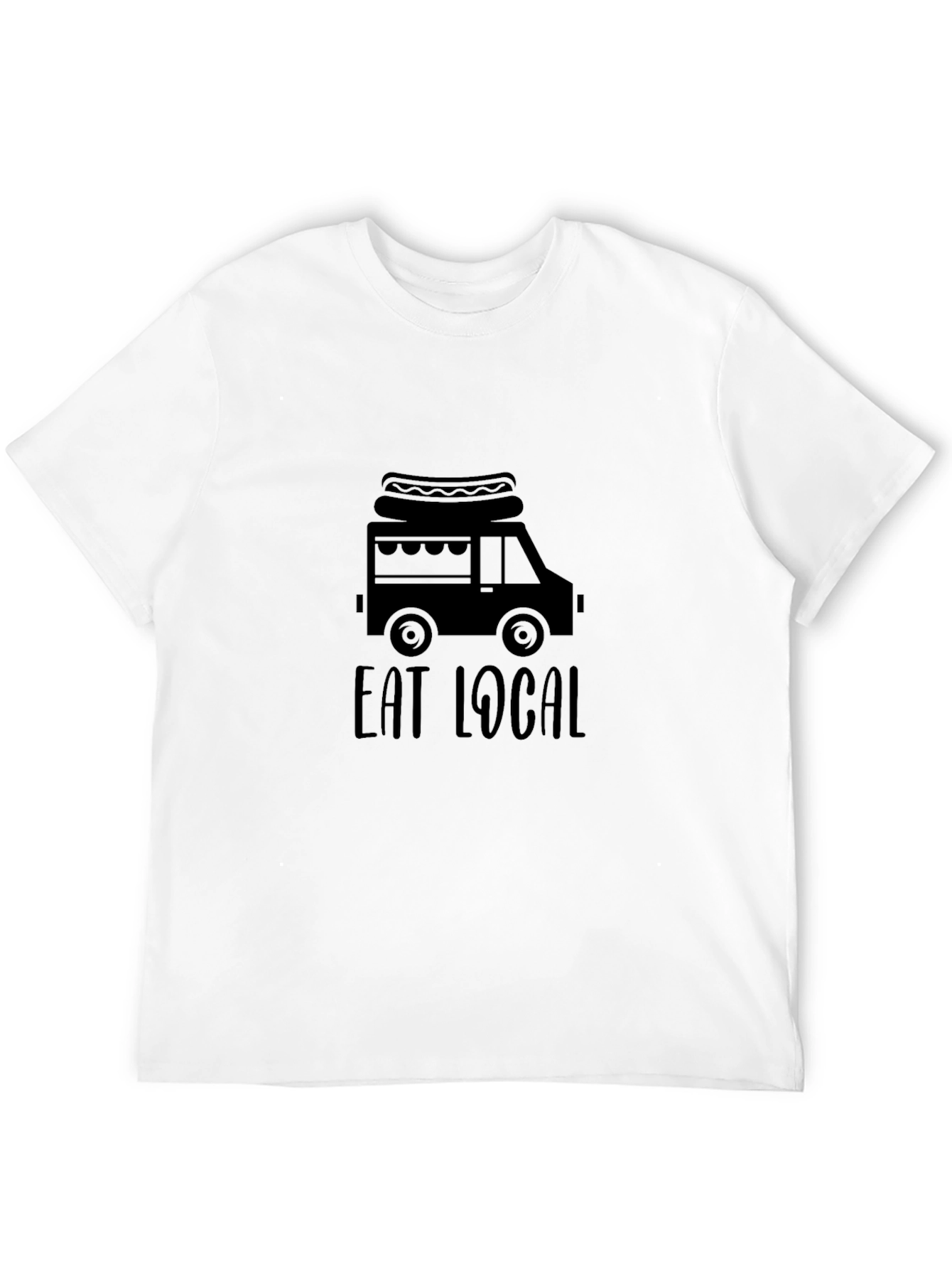 Eat Local Food Truck Graphic T-Shirt