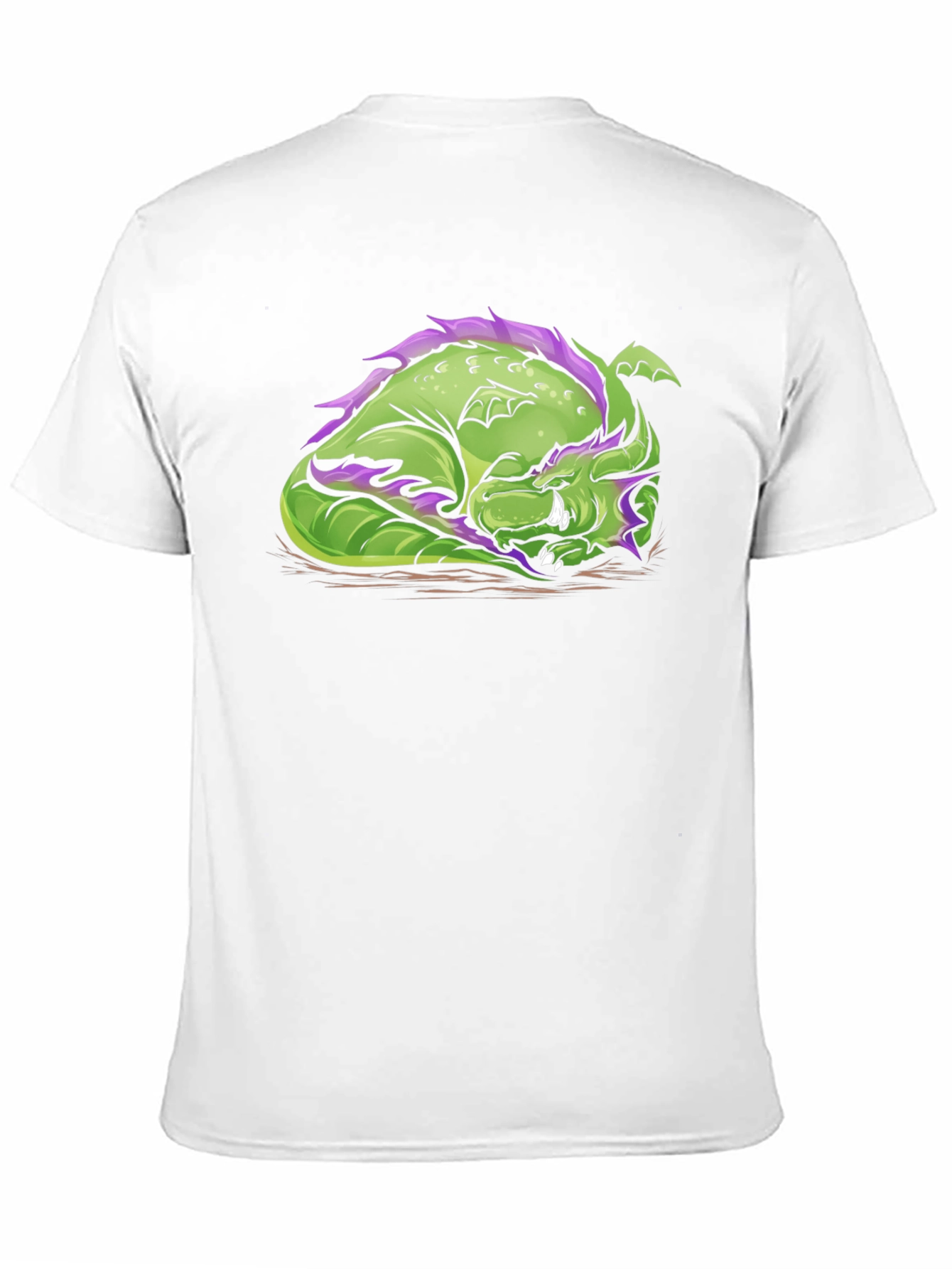 Sleeping Dragon Graphic Tee - Black