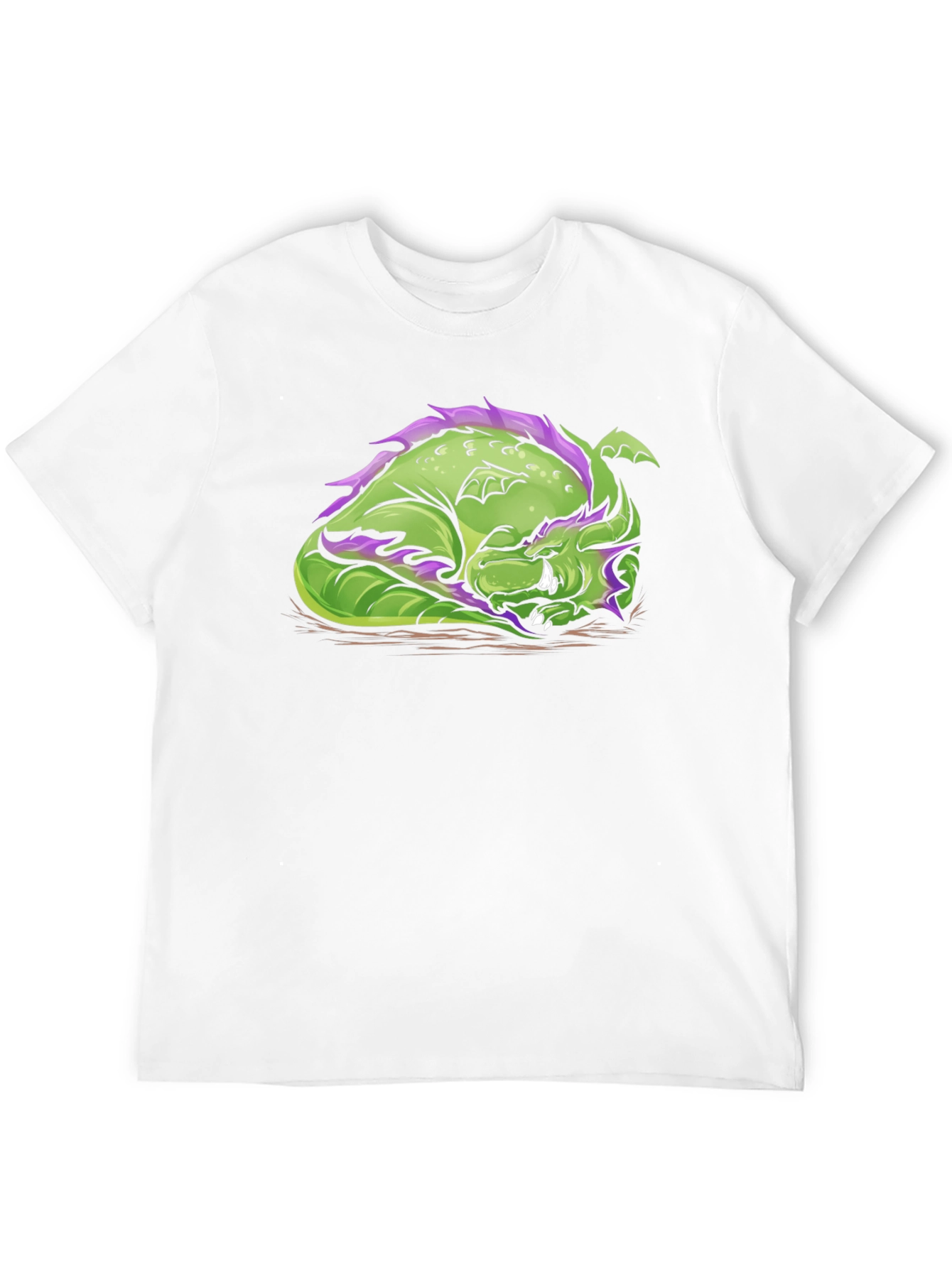 Sleeping Dragon Graphic Tee - Black
