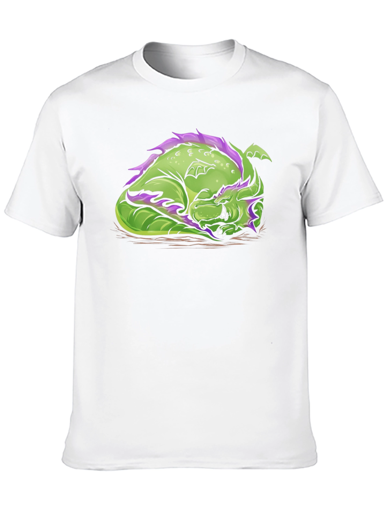 Sleeping Dragon Graphic Tee - Black