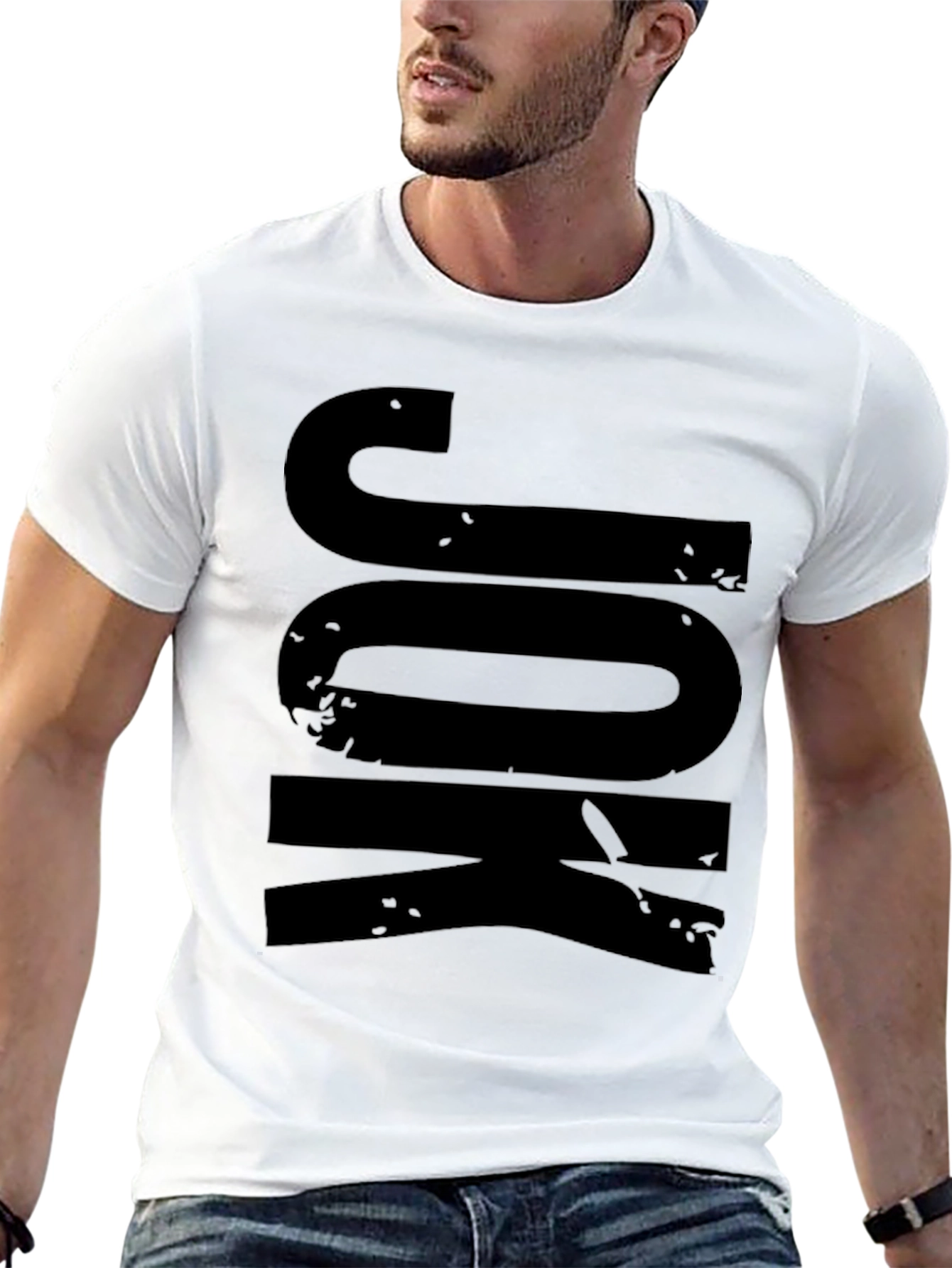 JOK Graphic Print Crew Neck T-Shirt