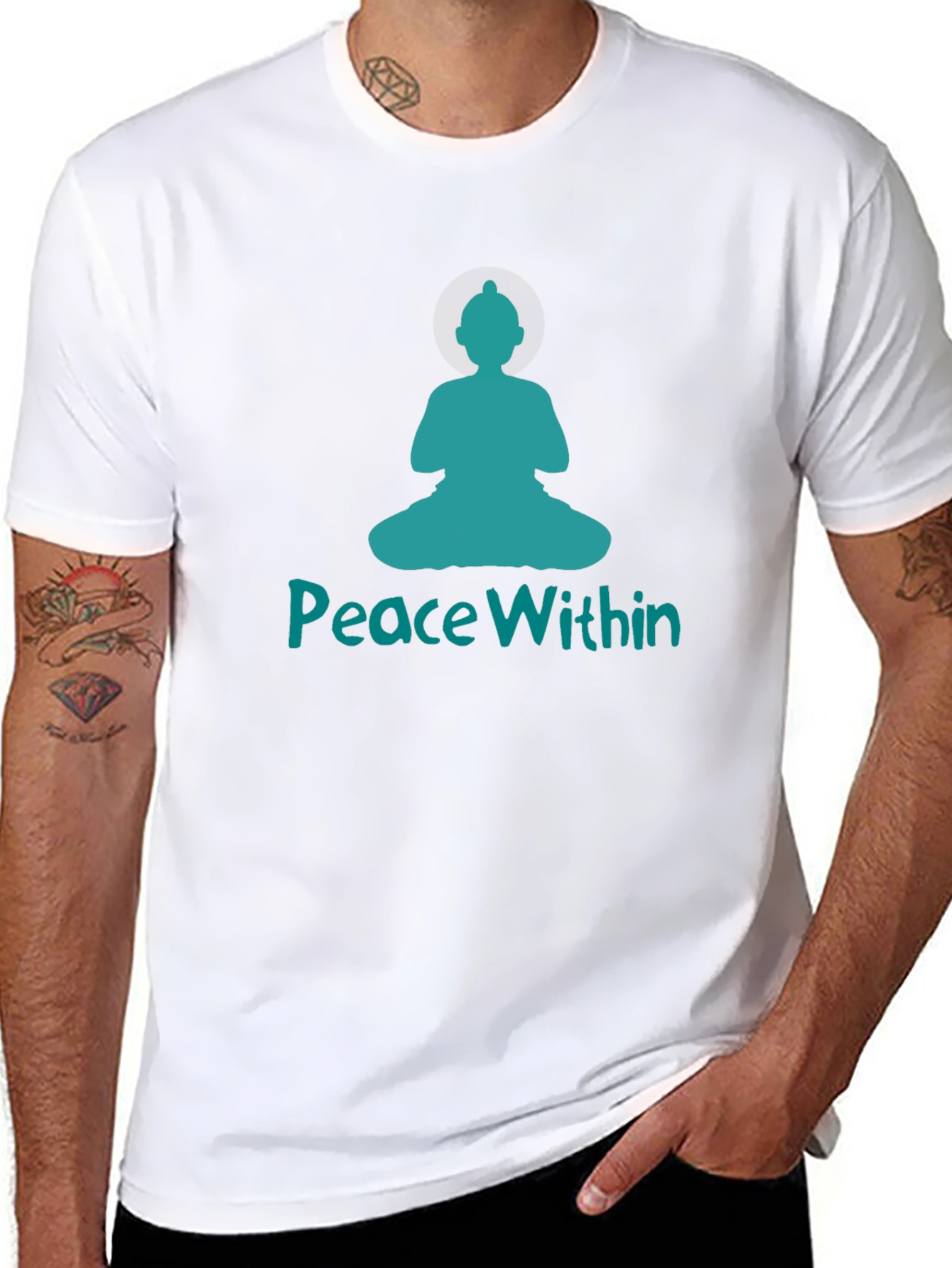Peace Within Graphic Tee - Zen Style