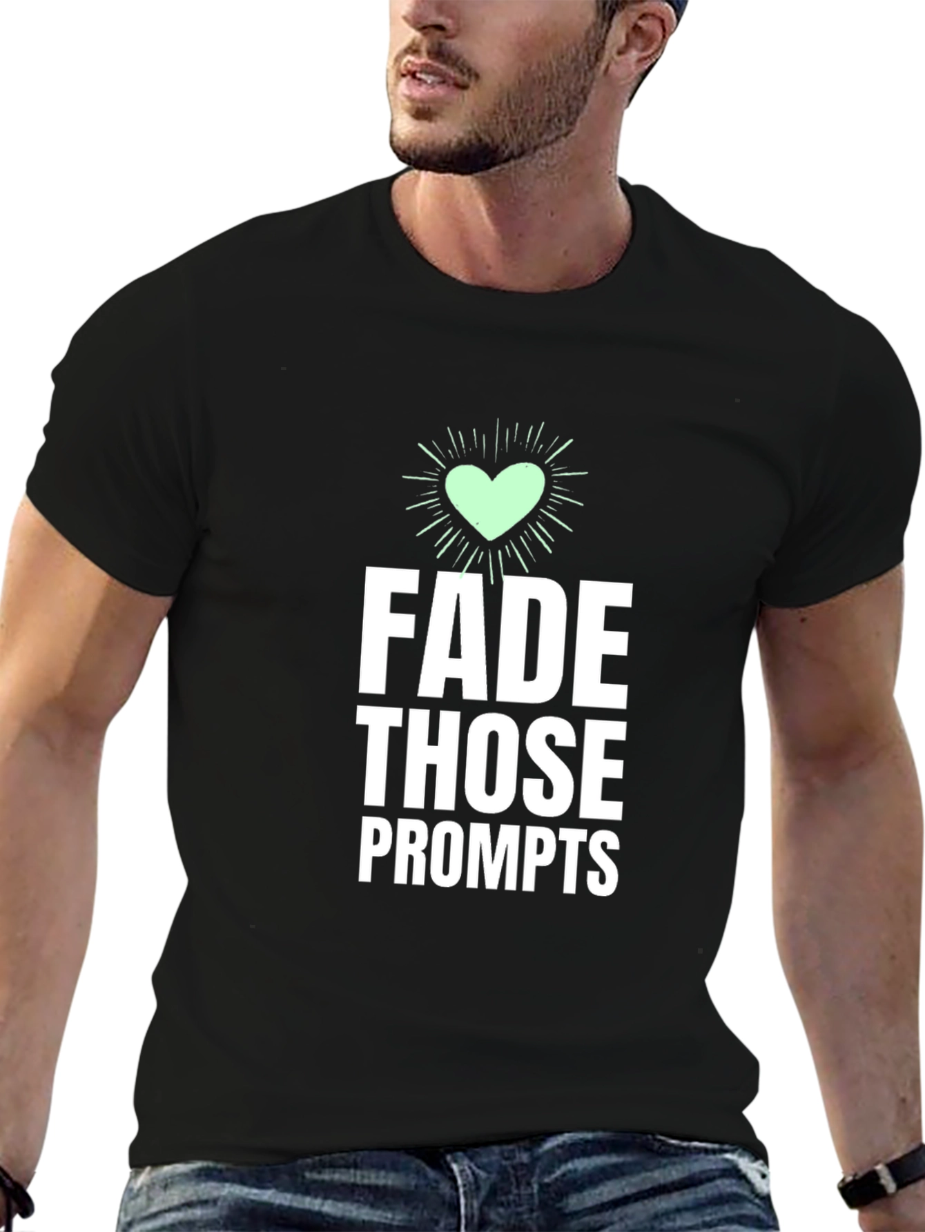 Fade Those Prompts Graphic Tee