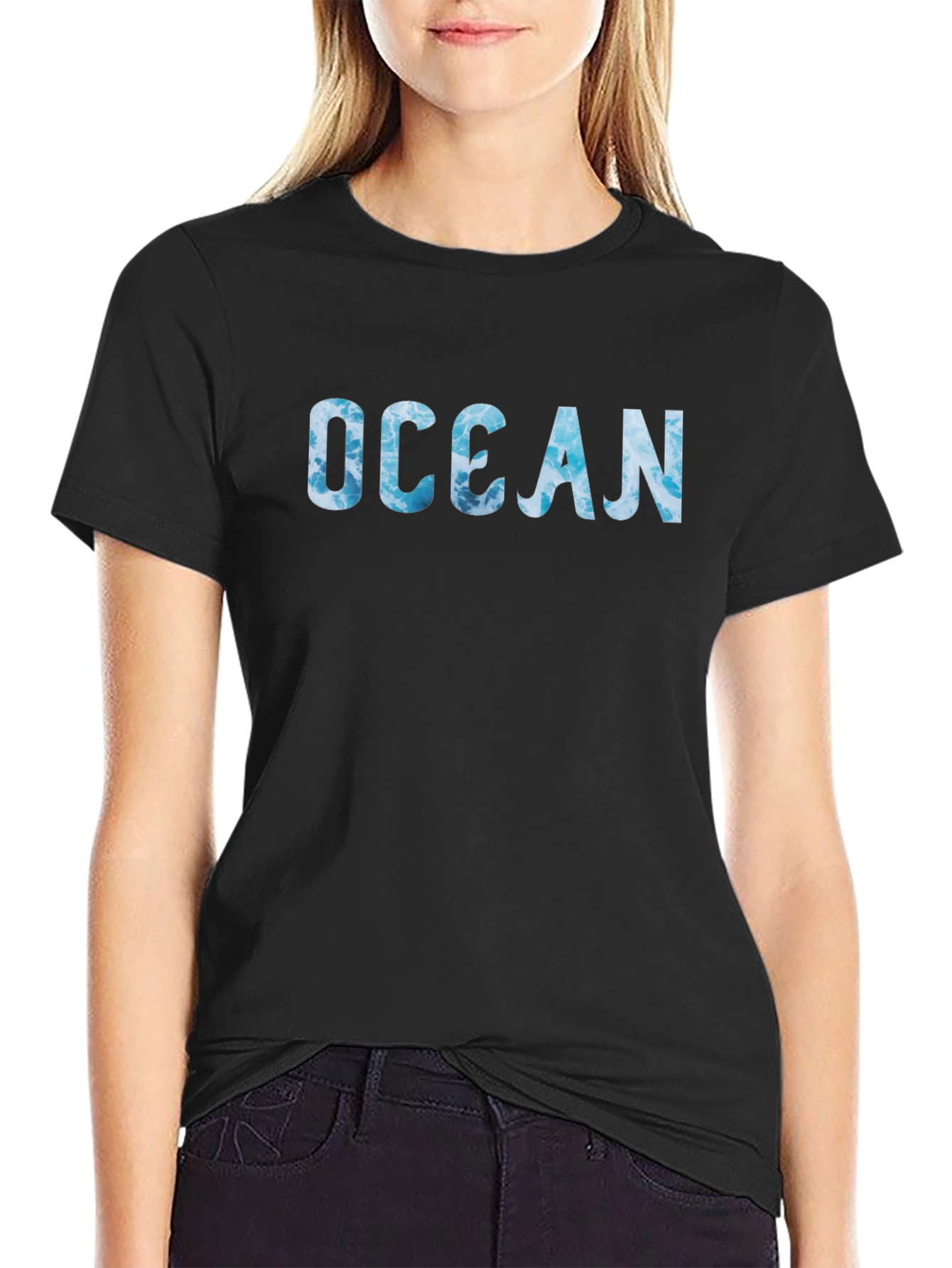 Ocean Waves Graphic Tee - Cool Sea T-Shirt