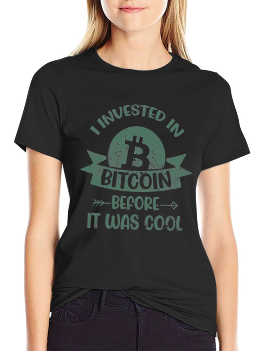 Bitcoin Investor T-Shirt - Before It Was Cool