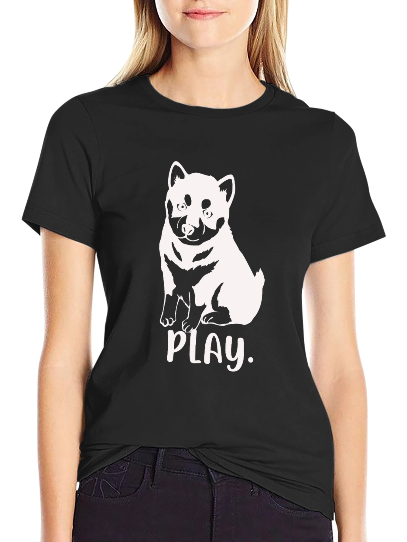 Dog Lover Black T-Shirt - Play Design
