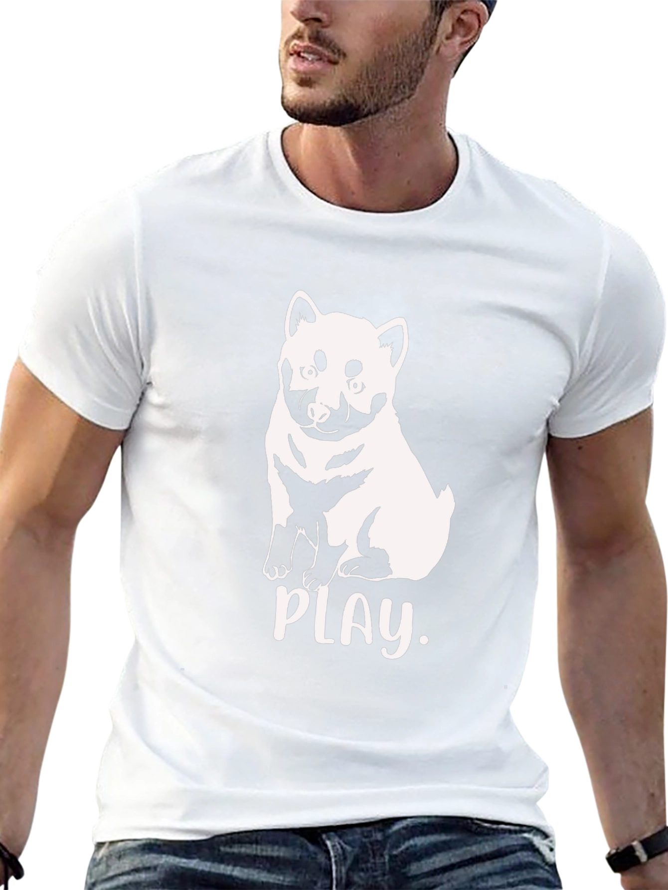 Dog Lover Black T-Shirt - Play Design