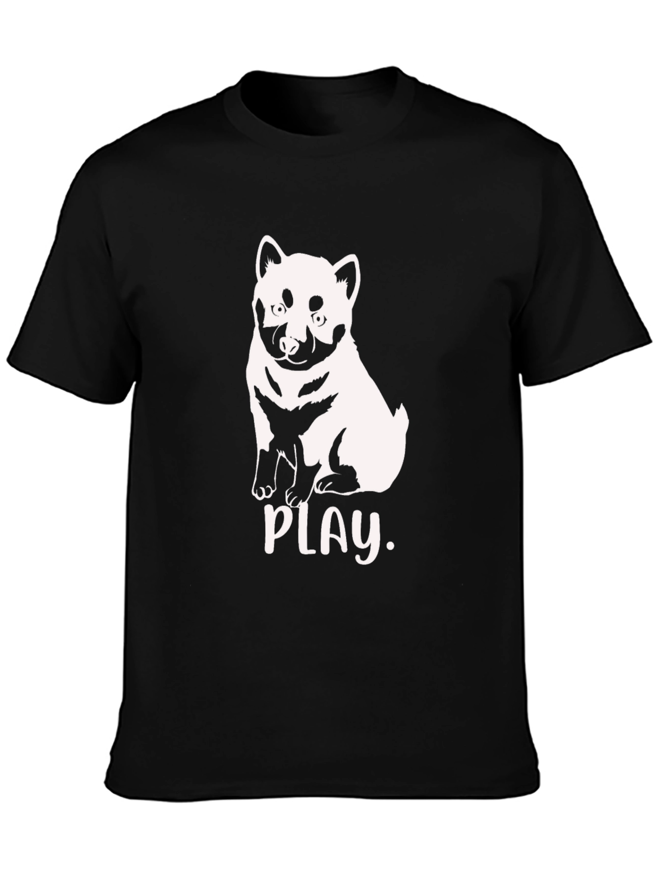 Dog Lover Black T-Shirt - Play Design