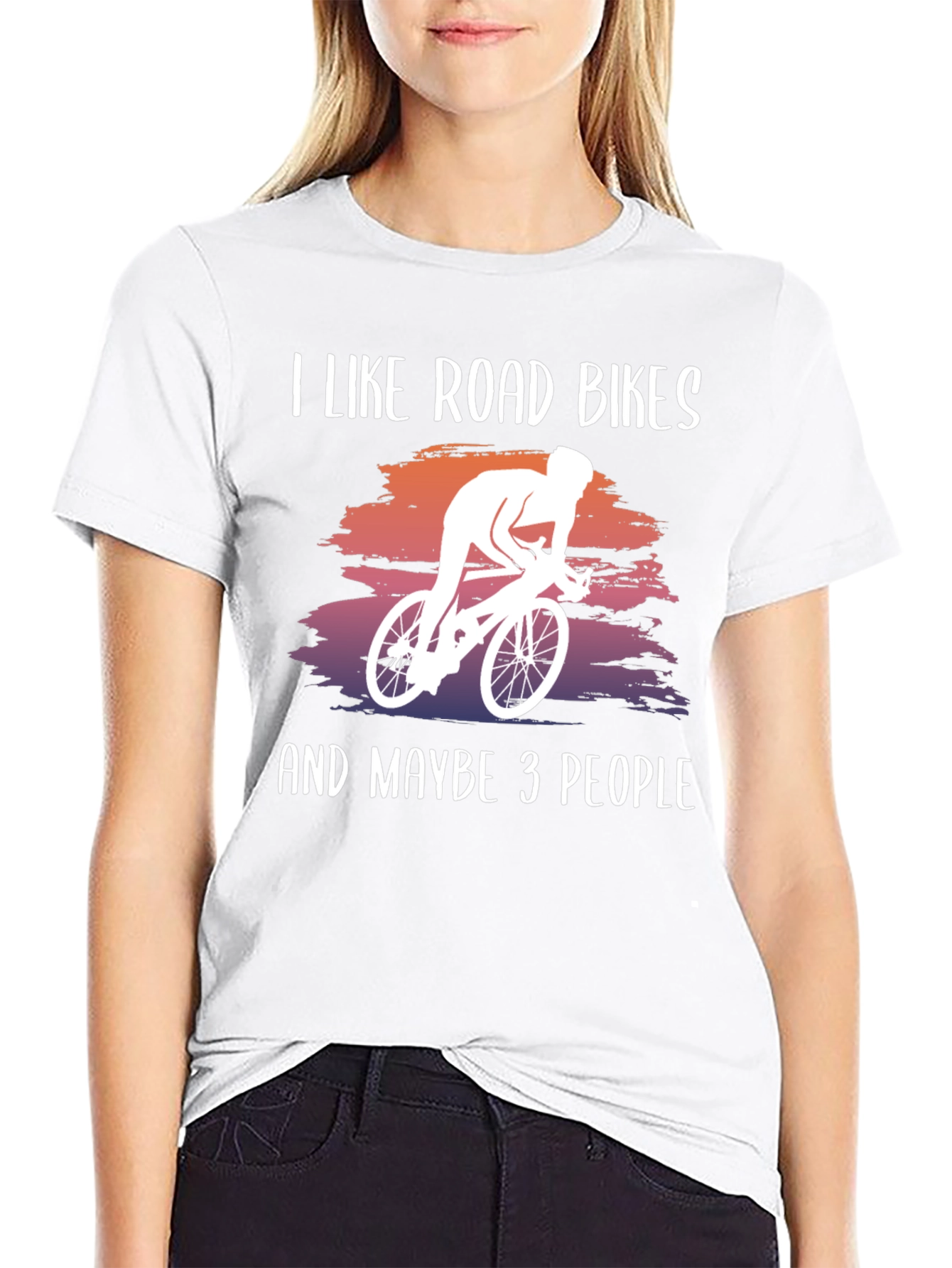 I Like Road Bikes Graphic Tee