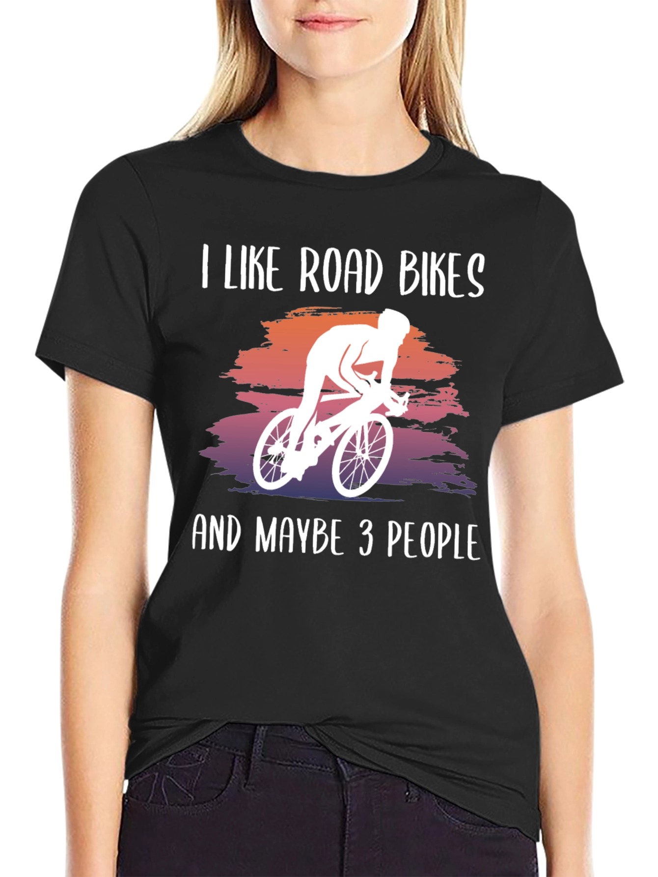 I Like Road Bikes Graphic Tee