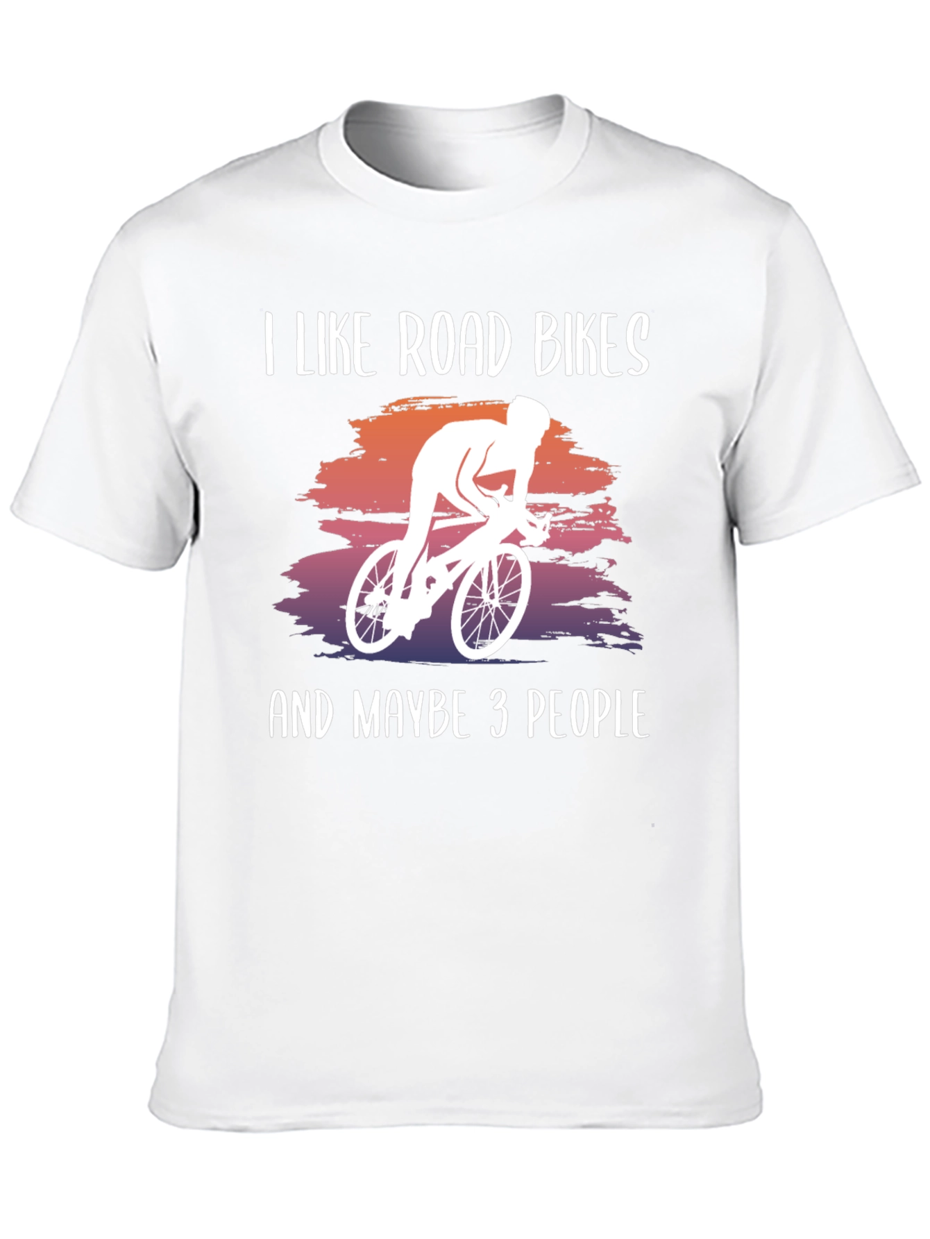 I Like Road Bikes Graphic Tee