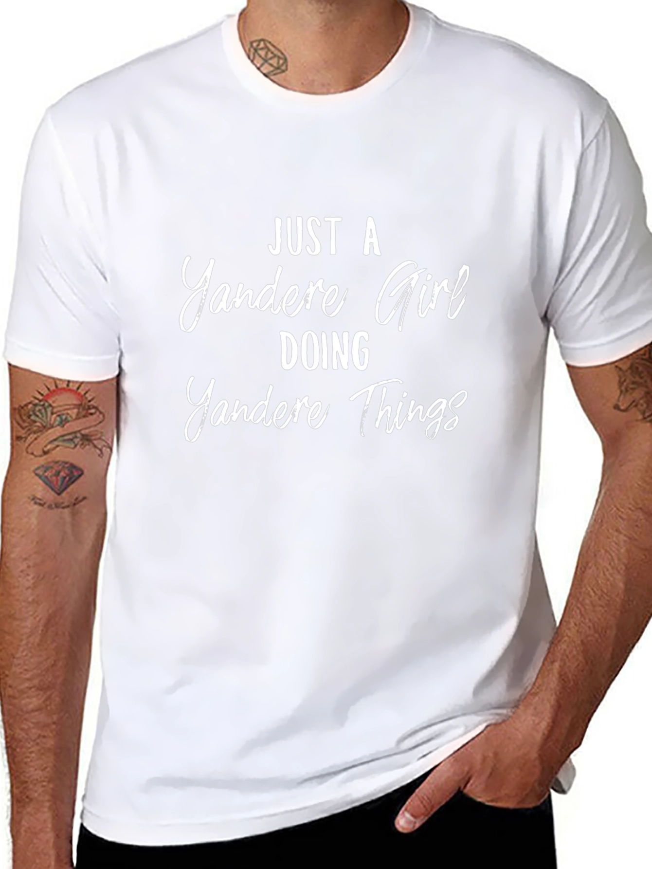 Yandere Girl T-Shirt - Anime Inspired Graphic Tee