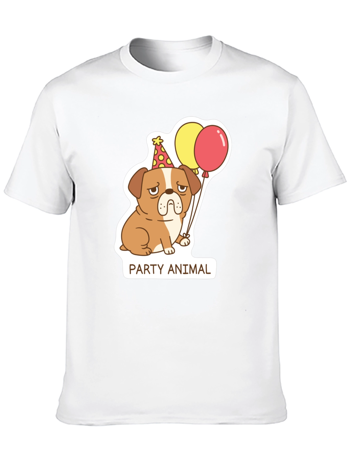Party Animal Dog Graphic T-Shirt