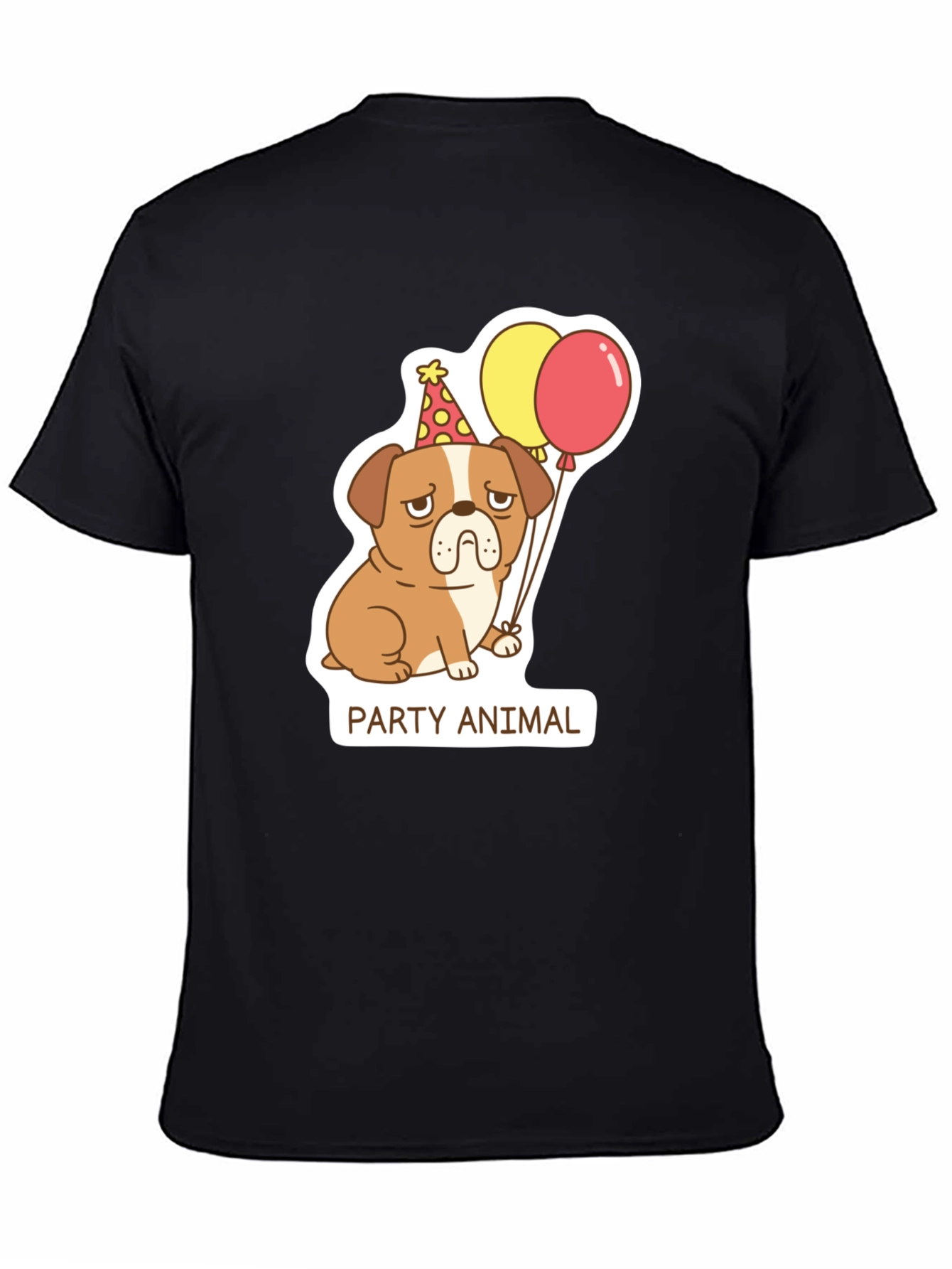 Party Animal Dog Graphic T-Shirt