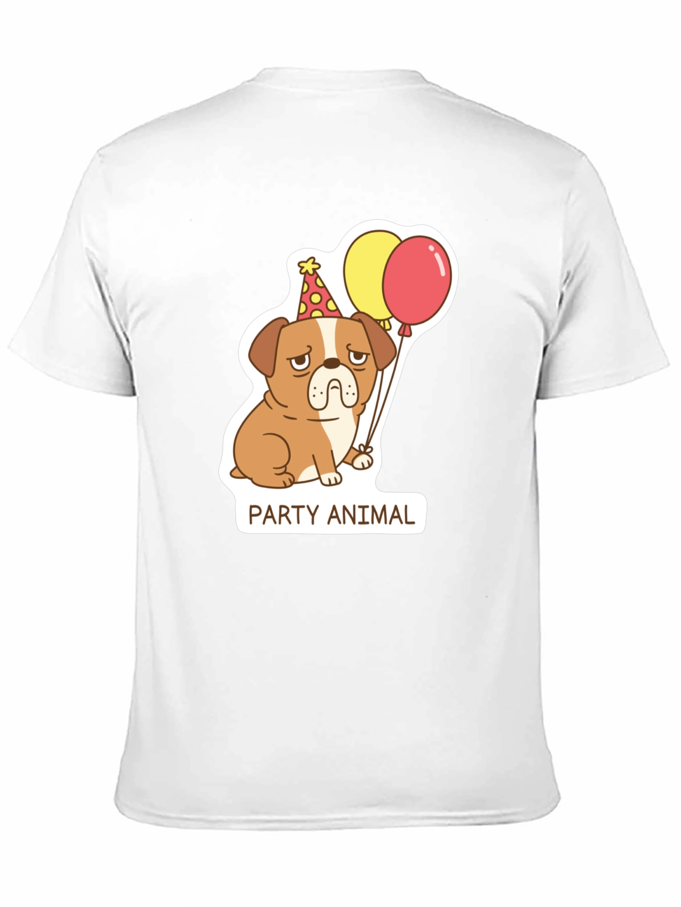 Party Animal Dog Graphic T-Shirt